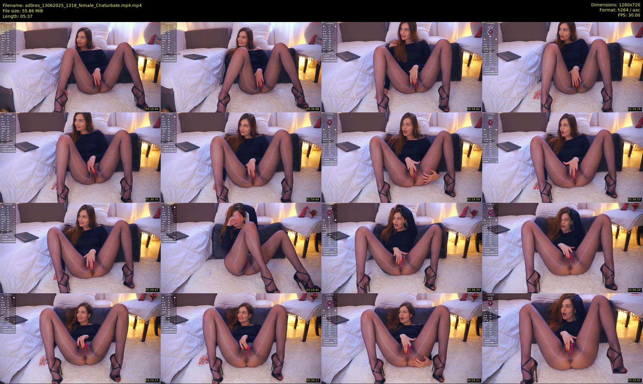 ad0res — 6 minute Chaturbate female cam show recording, 720p, Jun 13, 2025