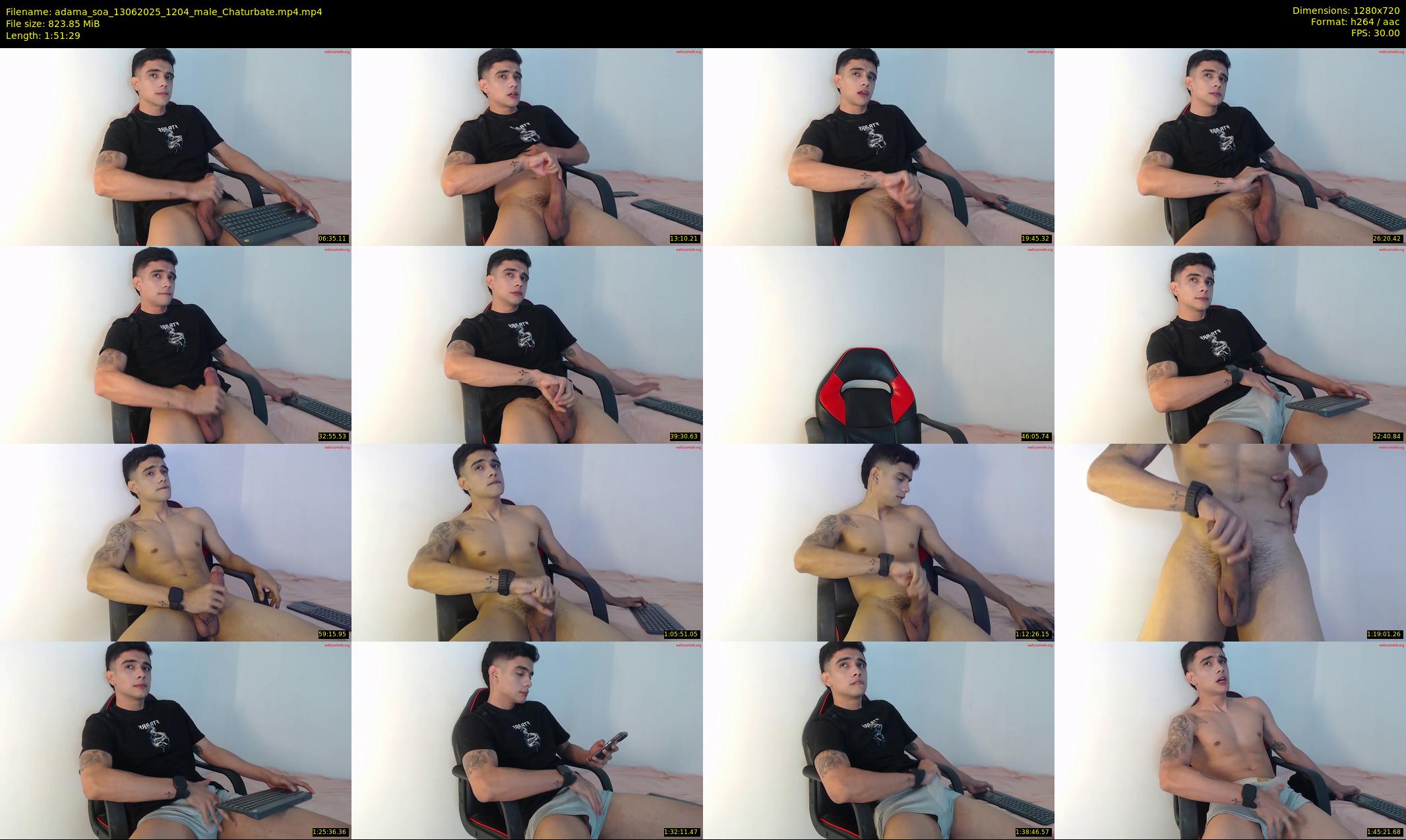 adama_soa — 112 minute Chaturbate male cam show recording, 720p, Jun 13, 2025