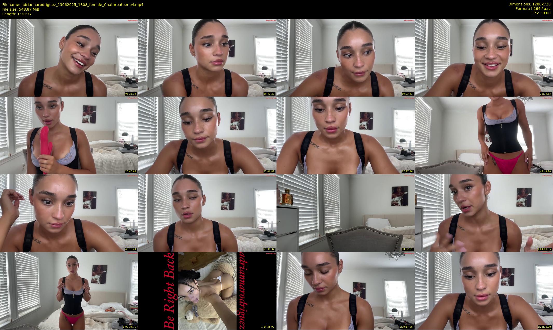 adriannarodriguez — 91 minute Chaturbate female cam show recording, 720p, Jun 13, 2025