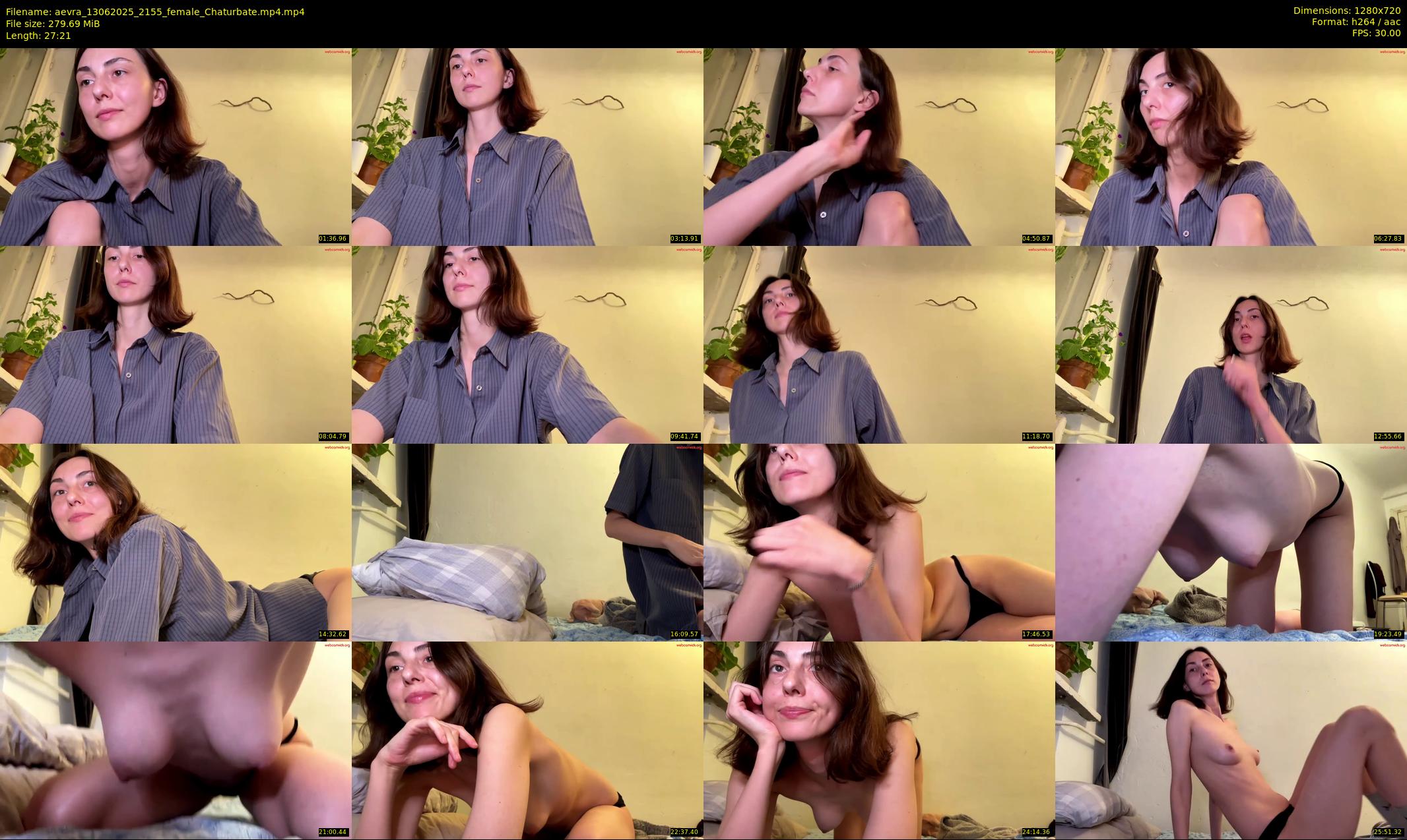aevra — 28 minute Chaturbate female cam show recording, 720p, Jun 13, 2025