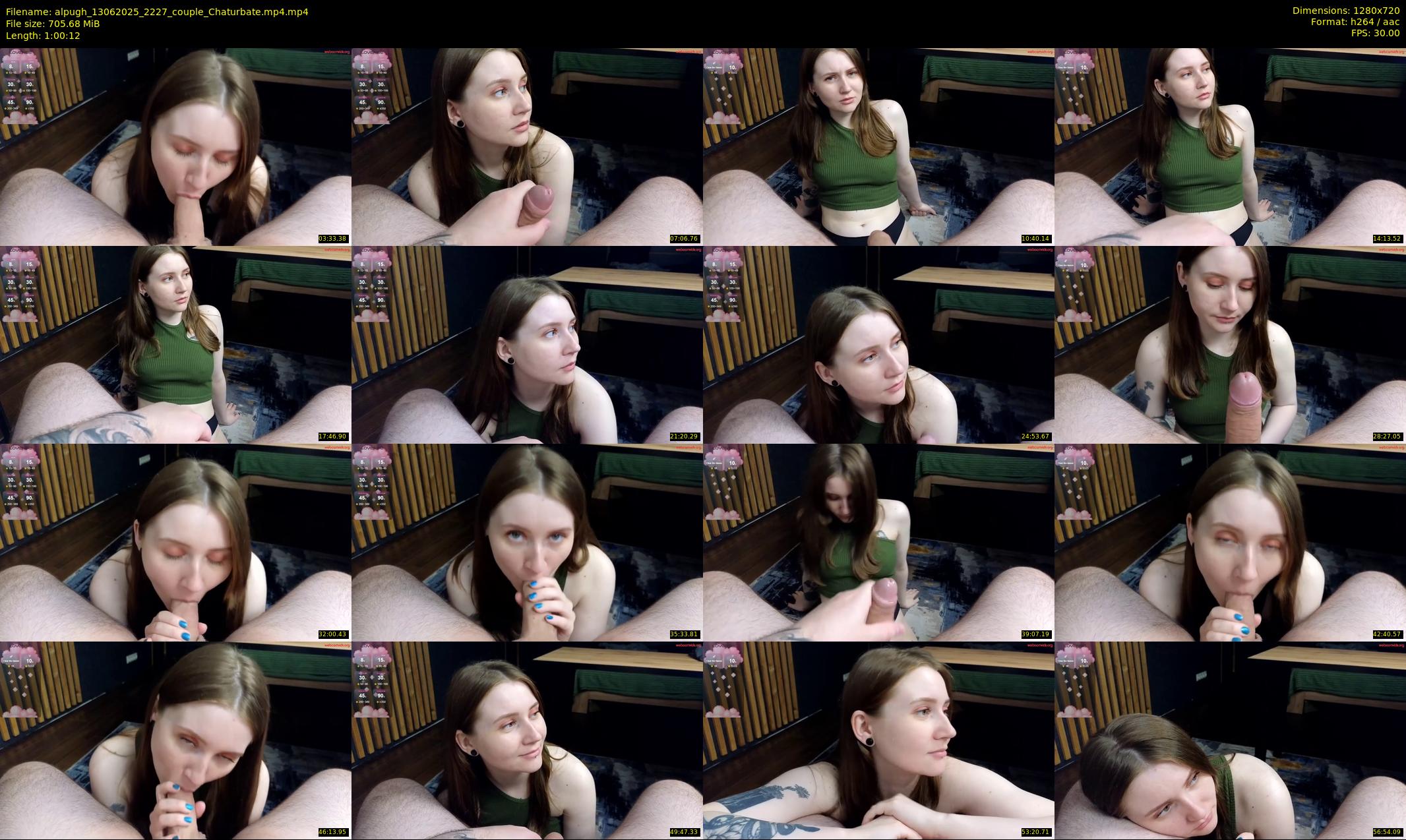 alpugh — 61 minute Chaturbate couple cam show recording, 720p, Jun 13, 2025