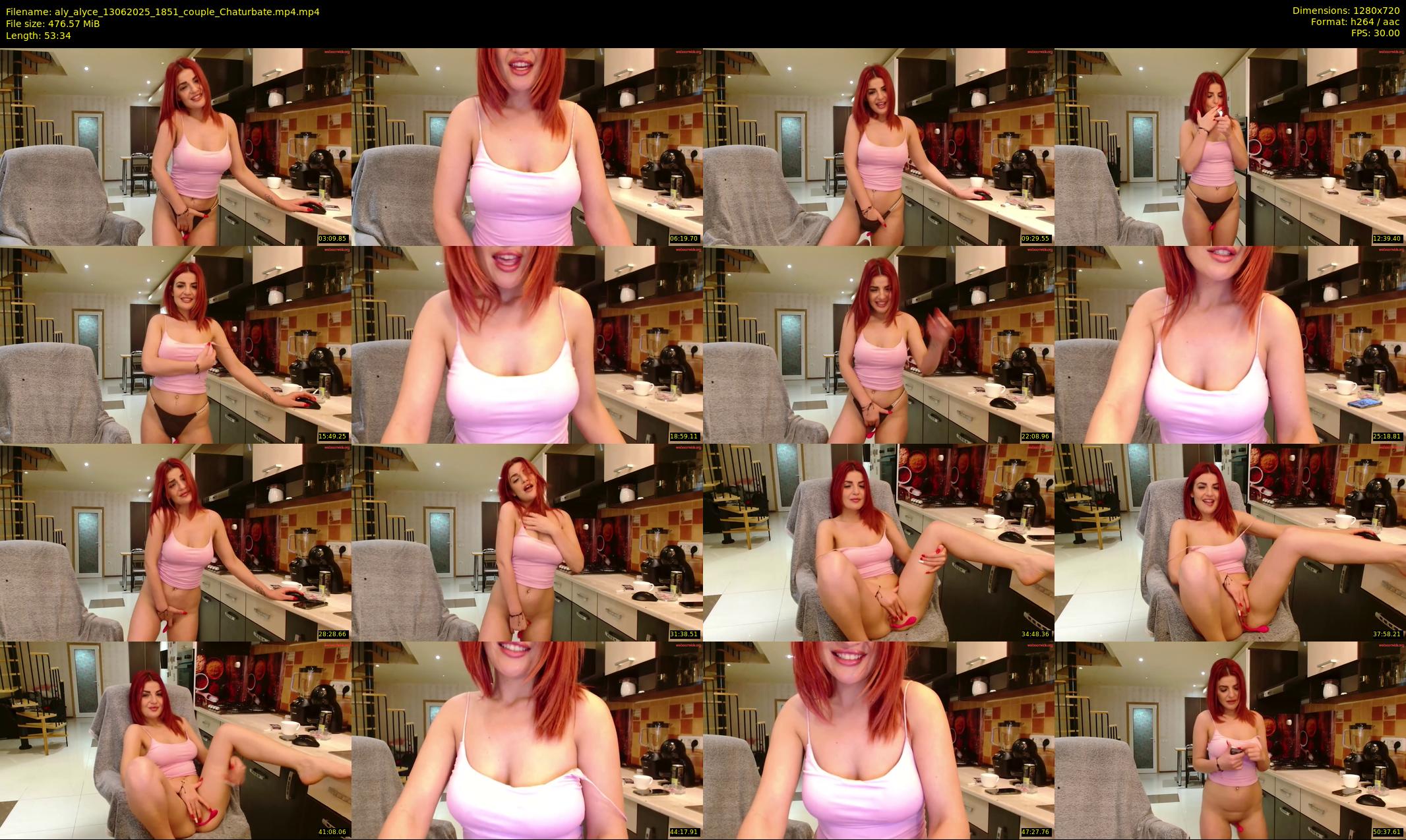 aly_alyce — 54 minute Chaturbate female cam show recording, 720p, Jun 13, 2025