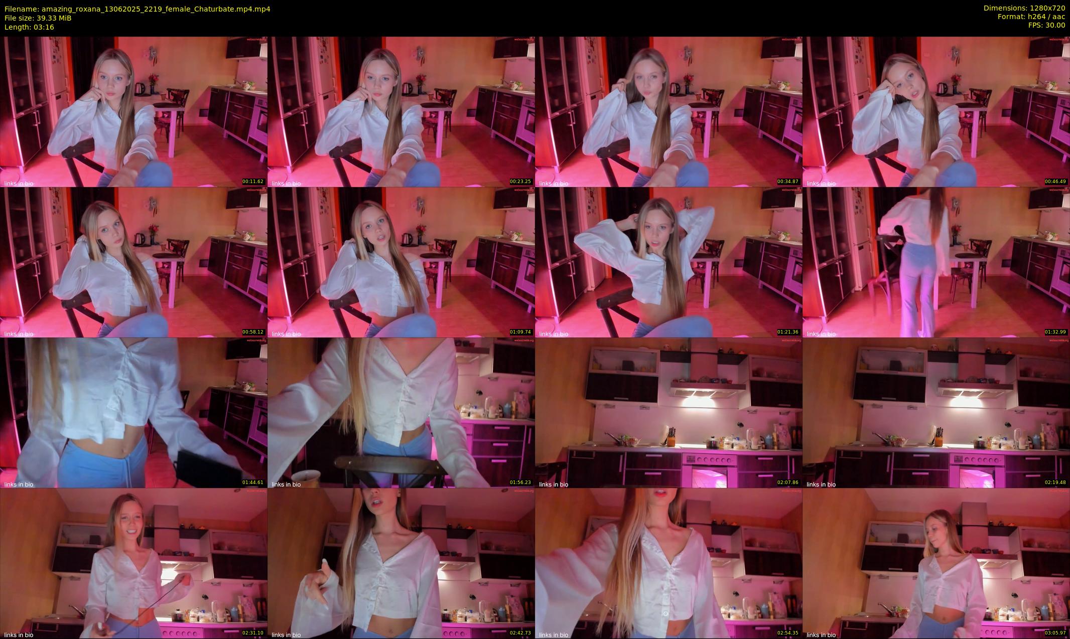 amazing_roxana — 4 minute Chaturbate female cam show recording, 720p, Jun 13, 2025