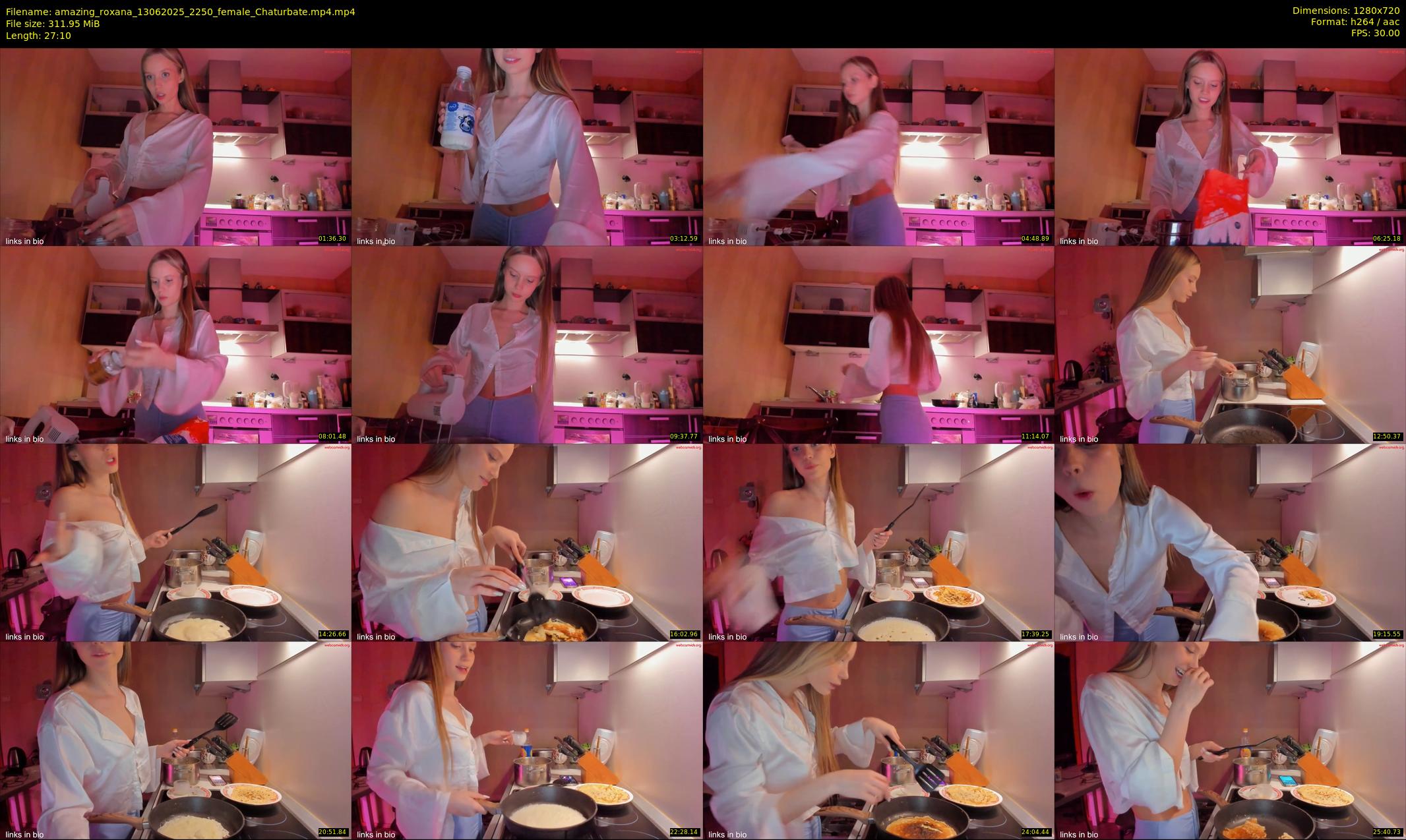 amazing_roxana — 28 minute Chaturbate female cam show recording, 720p, Jun 13, 2025