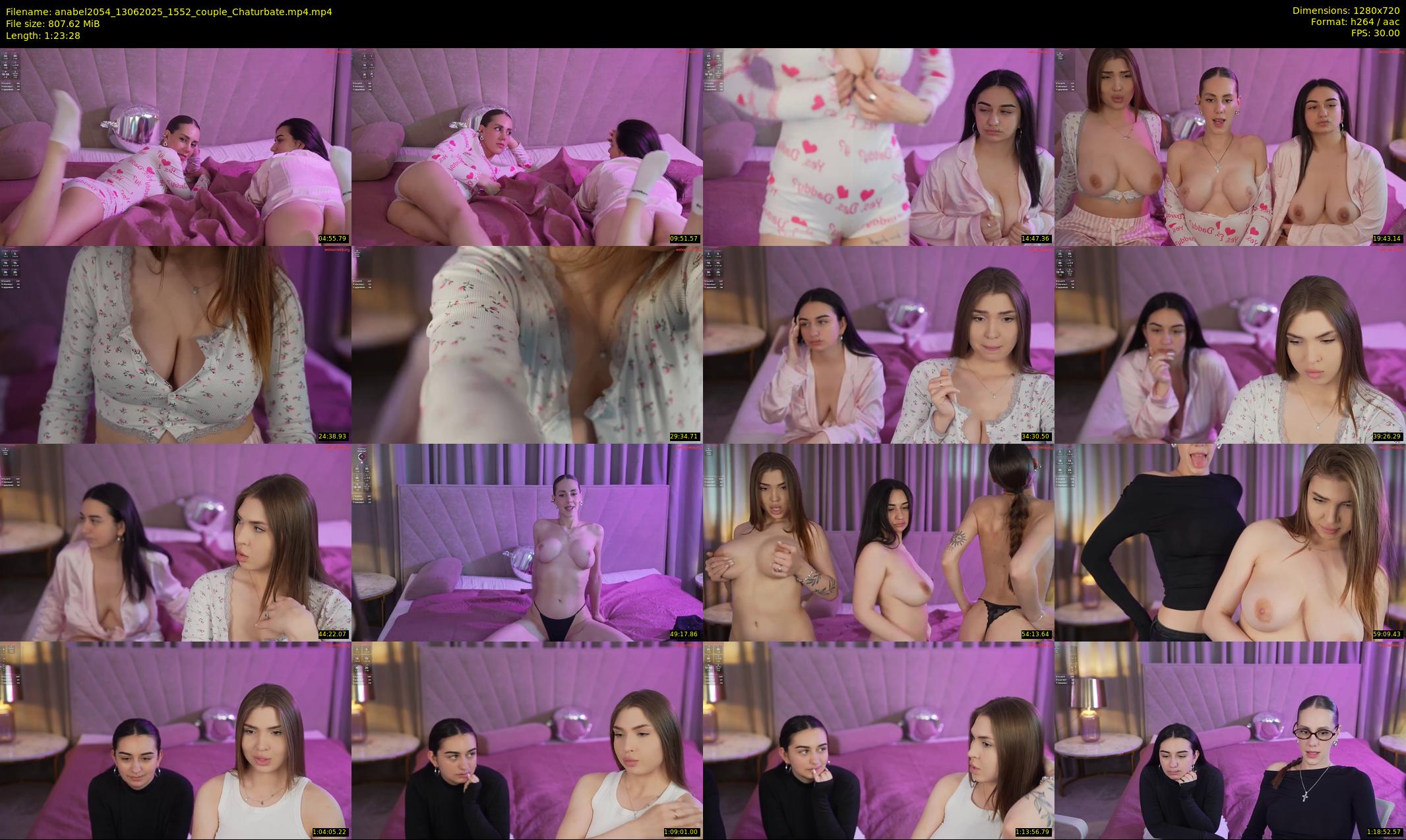 anabel2054 — 84 minute Chaturbate female cam show recording, 720p, Jun 13, 2025
