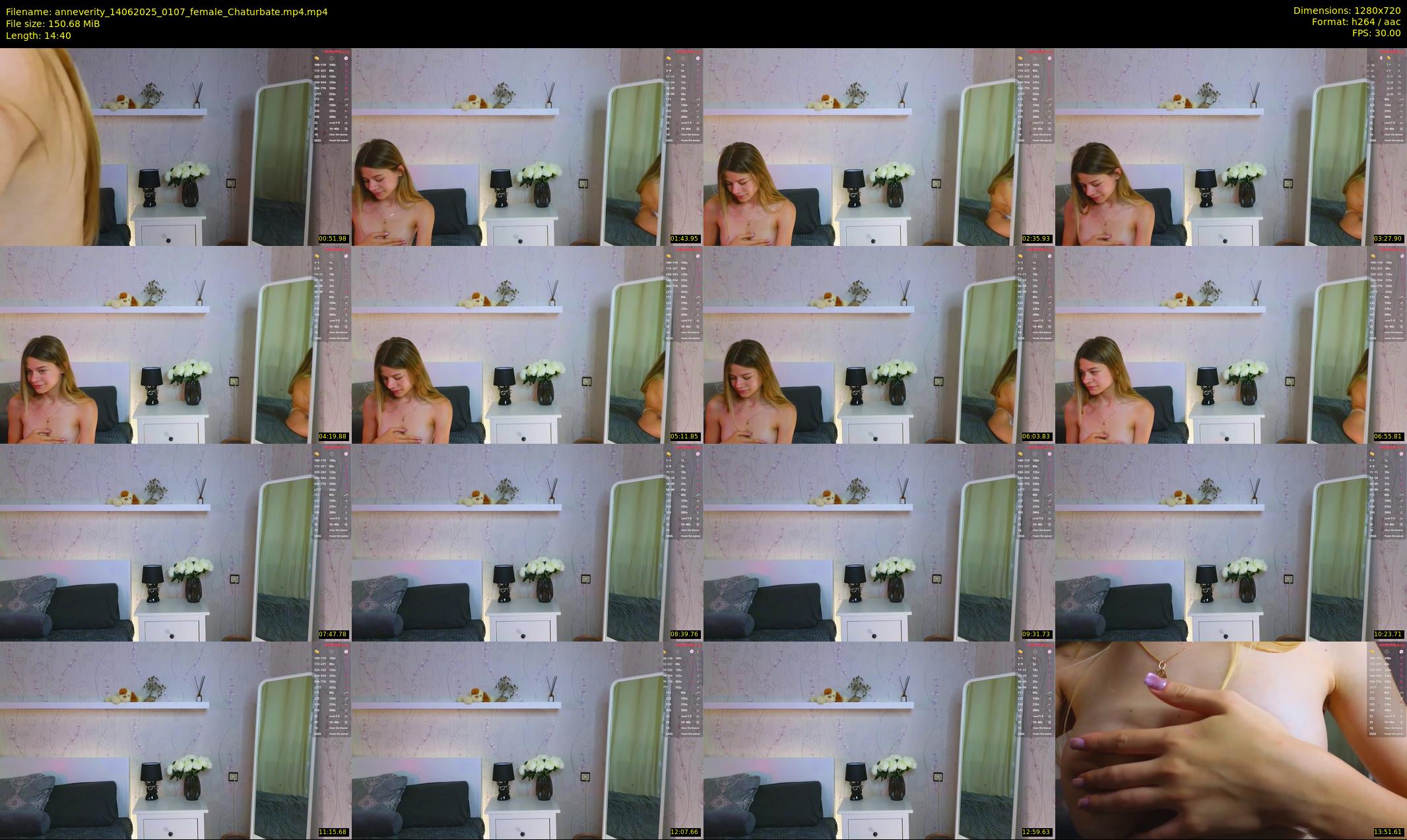 anneverity — 15 minute Chaturbate female cam show recording, 720p, Jun 14, 2025