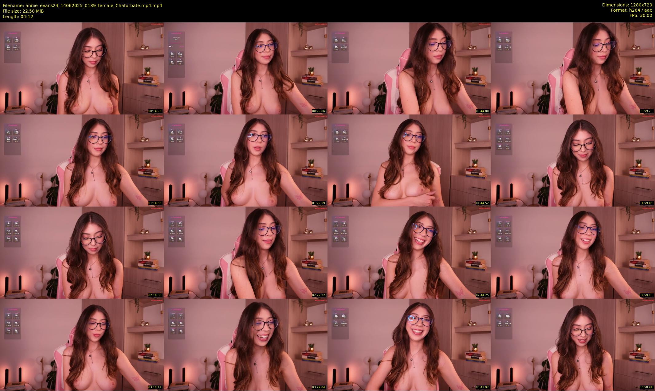 annie_evans24 — 5 minute Chaturbate female cam show recording, 720p, Jun 14, 2025
