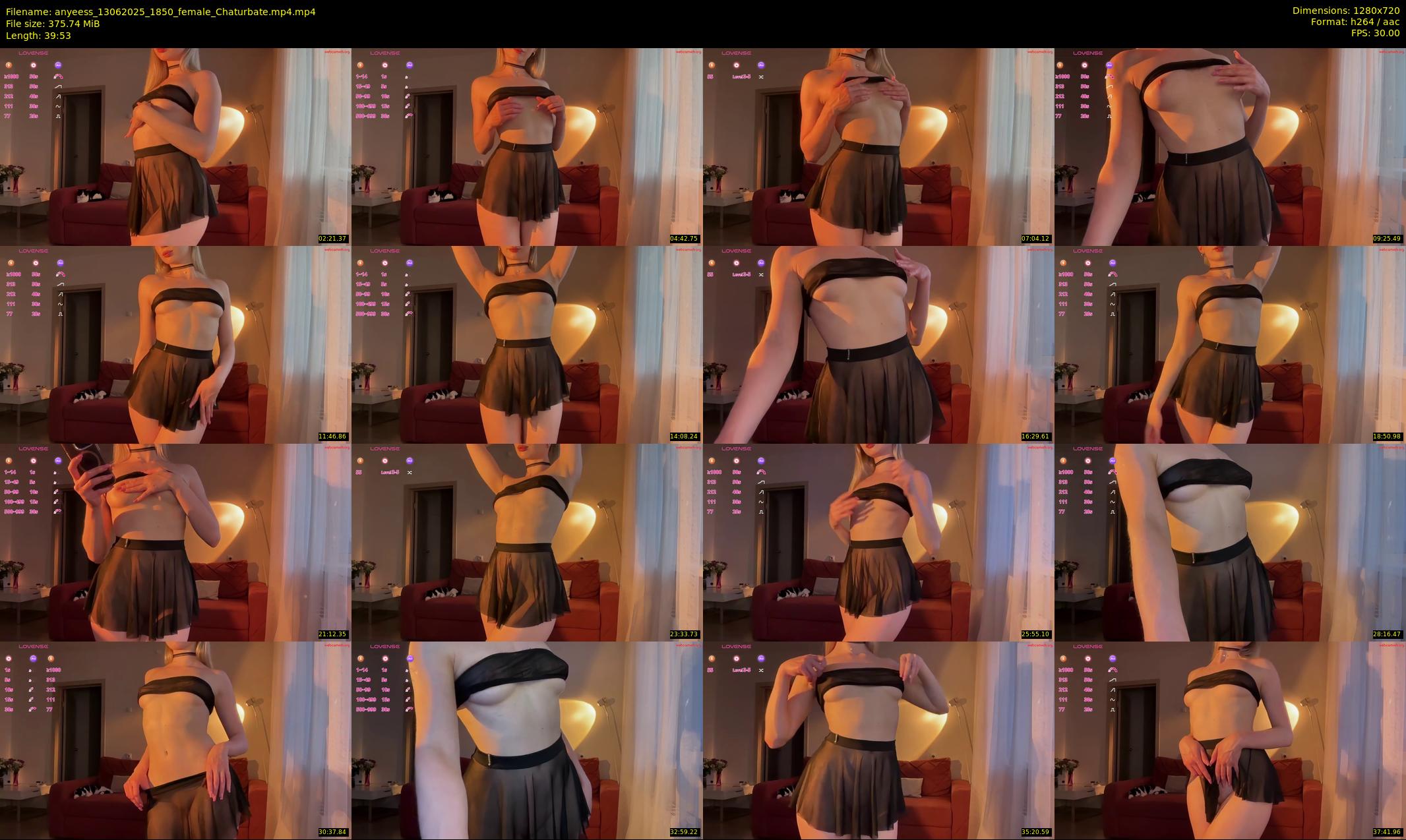 anyeess — 40 minute Chaturbate female cam show recording, 720p, Jun 13, 2025