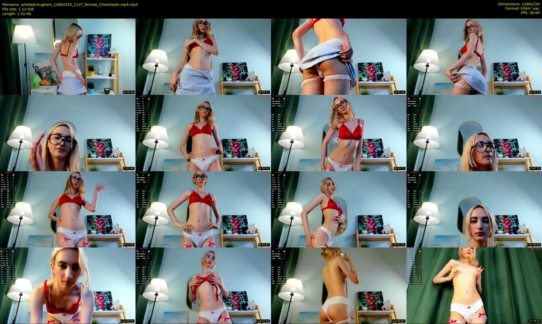arlettebrougham — 93 minute Chaturbate female cam show recording, 720p, Jun 13, 2025