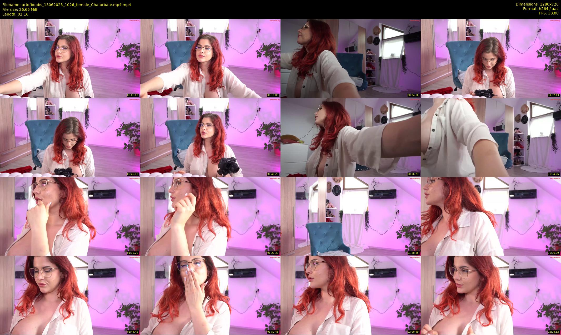 artofboobs — 3 minute Chaturbate female cam show recording, 720p, Jun 13, 2025