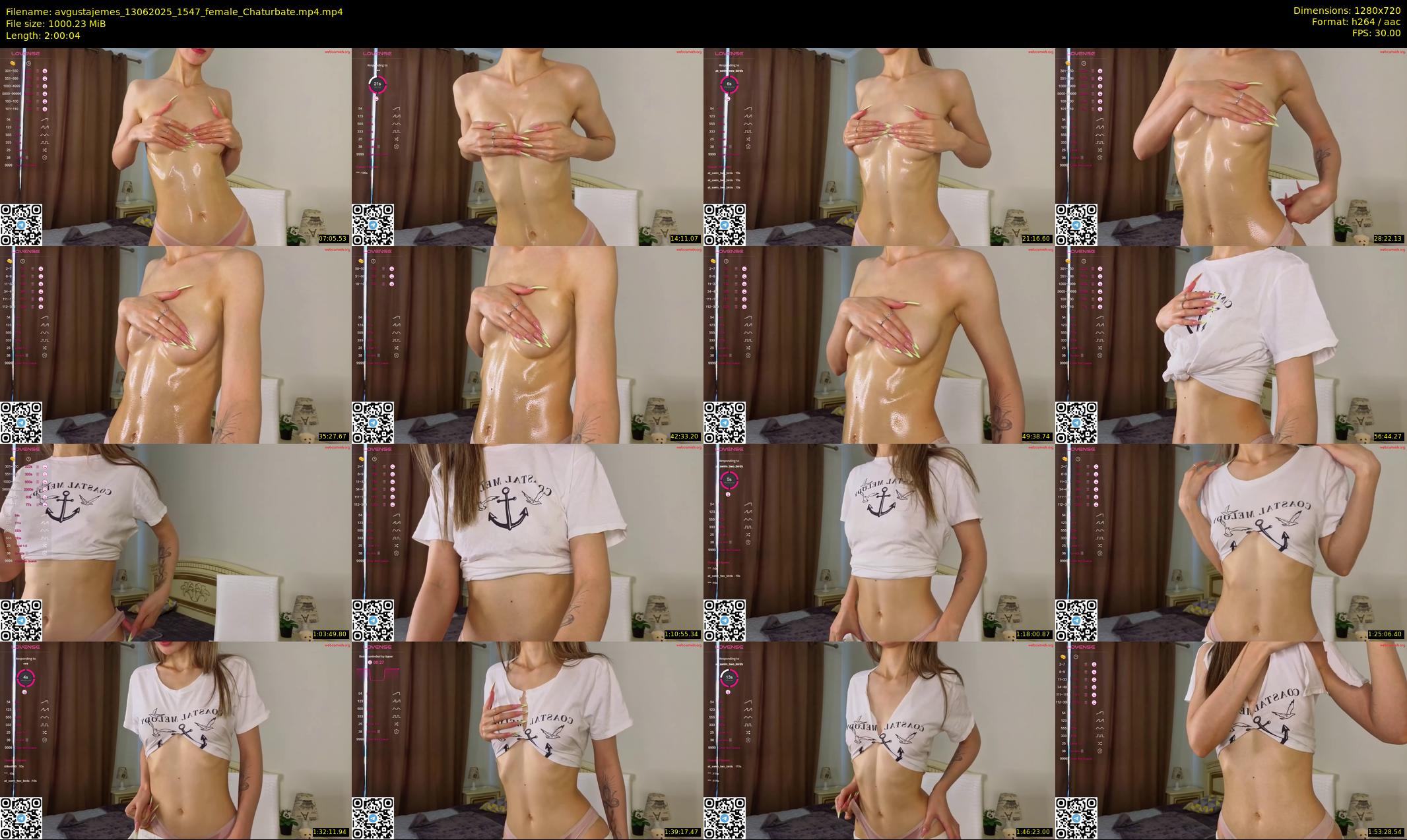 avgustajemes — 121 minute Chaturbate female cam show recording, 720p, Jun 13, 2025