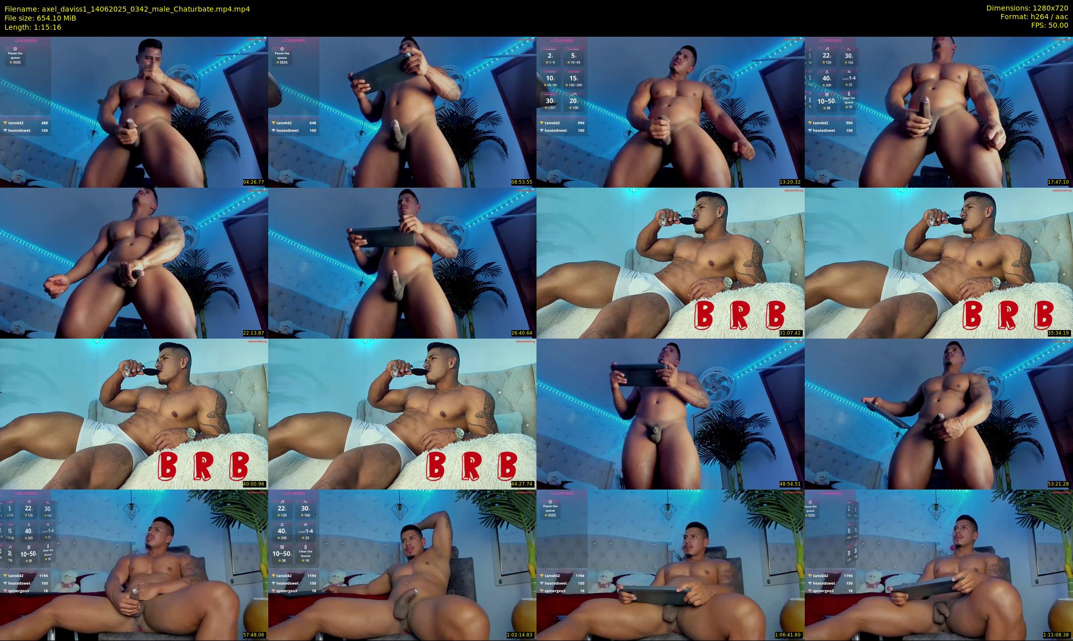 axel_daviss1 — 76 minute Chaturbate male cam show recording, 720p, Jun 14, 2025