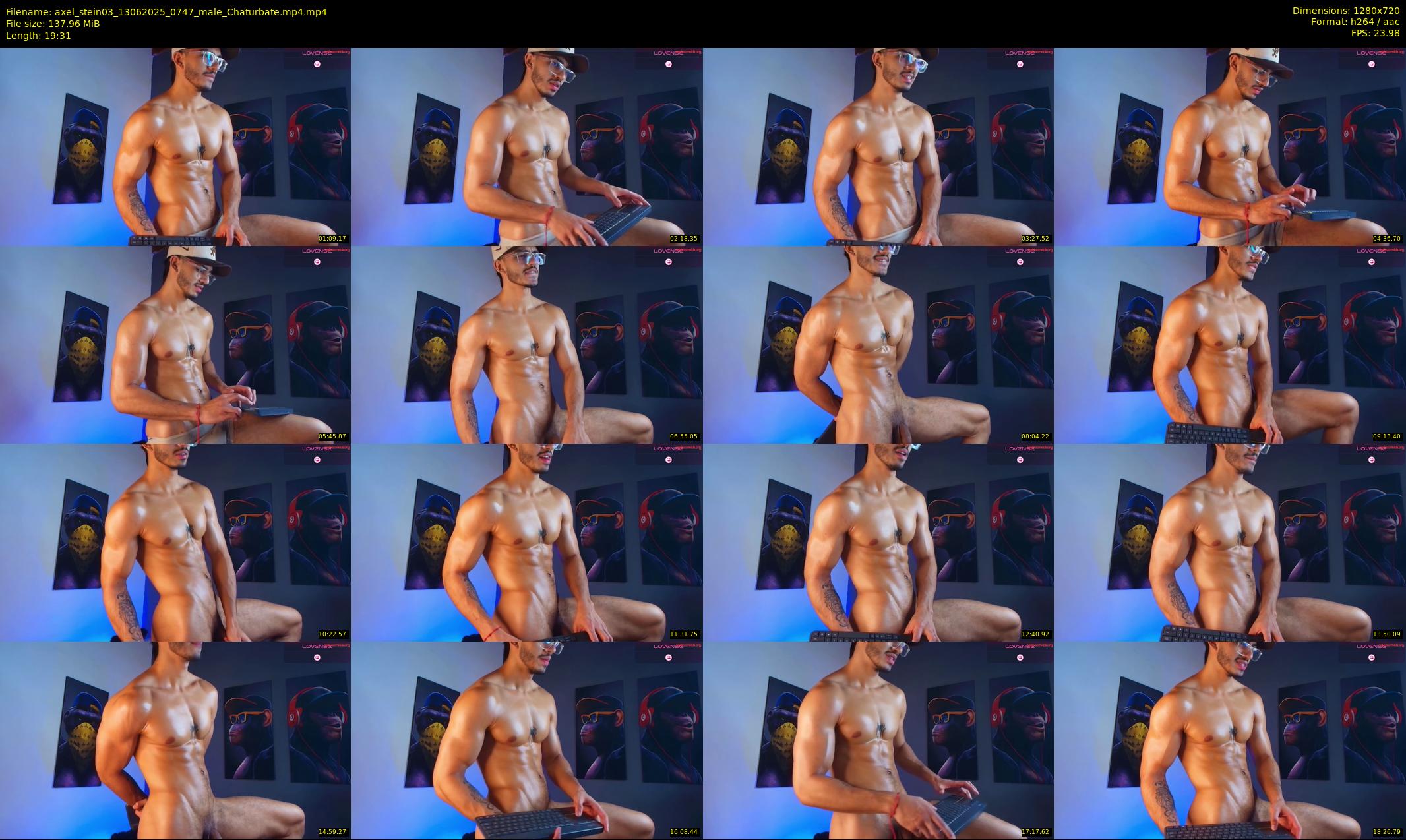 axel_stein03 — 20 minute Chaturbate male cam show recording, 720p, Jun 13, 2025