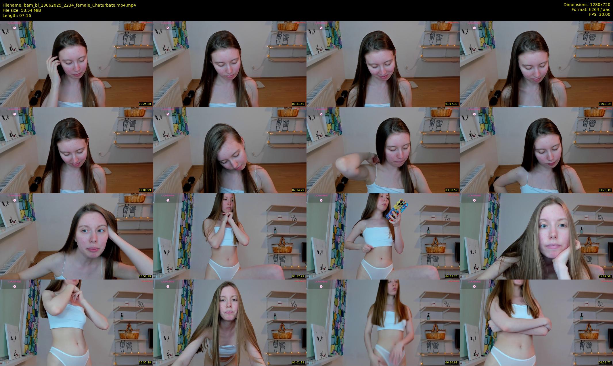 bam_bi — 8 minute Chaturbate female cam show recording, 720p, Jun 13, 2025