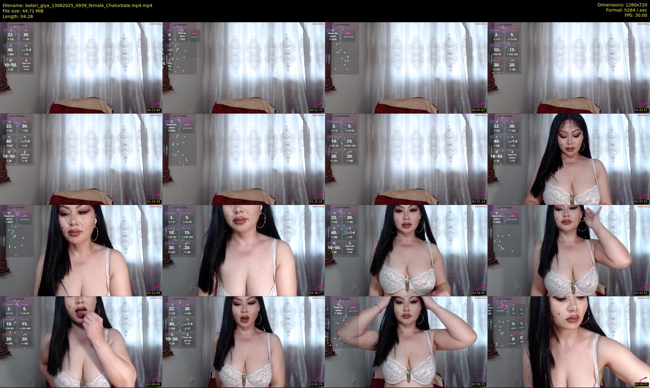 batari_giya — 5 minute Chaturbate female cam show recording, 720p, Jun 13, 2025
