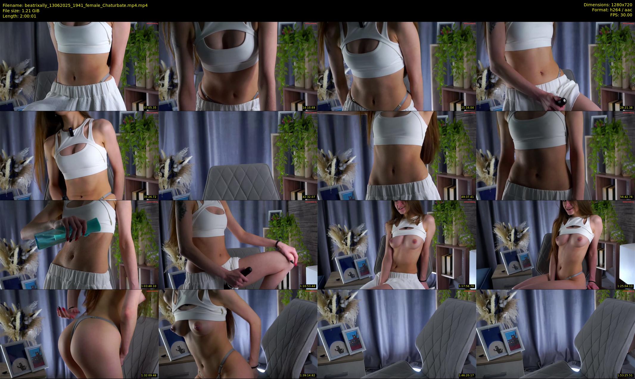 beatrixally — 121 minute Chaturbate female cam show recording, 720p, Jun 13, 2025