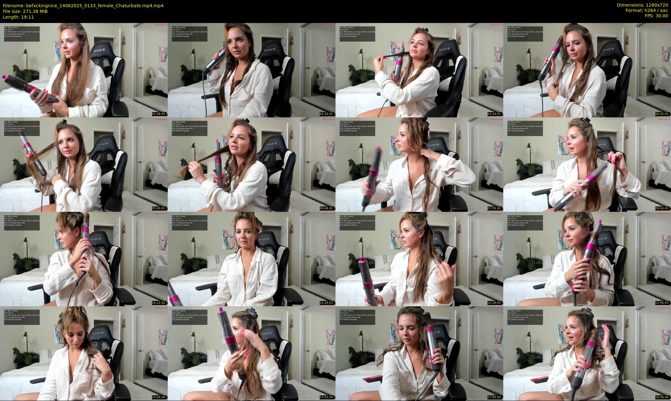 befxckingnice — 20 minute Chaturbate female cam show recording, 720p, Jun 14, 2025