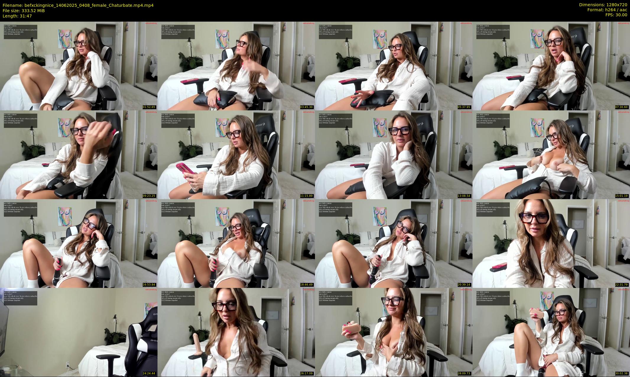befxckingnice — 32 minute Chaturbate female cam show recording, 720p, Jun 14, 2025
