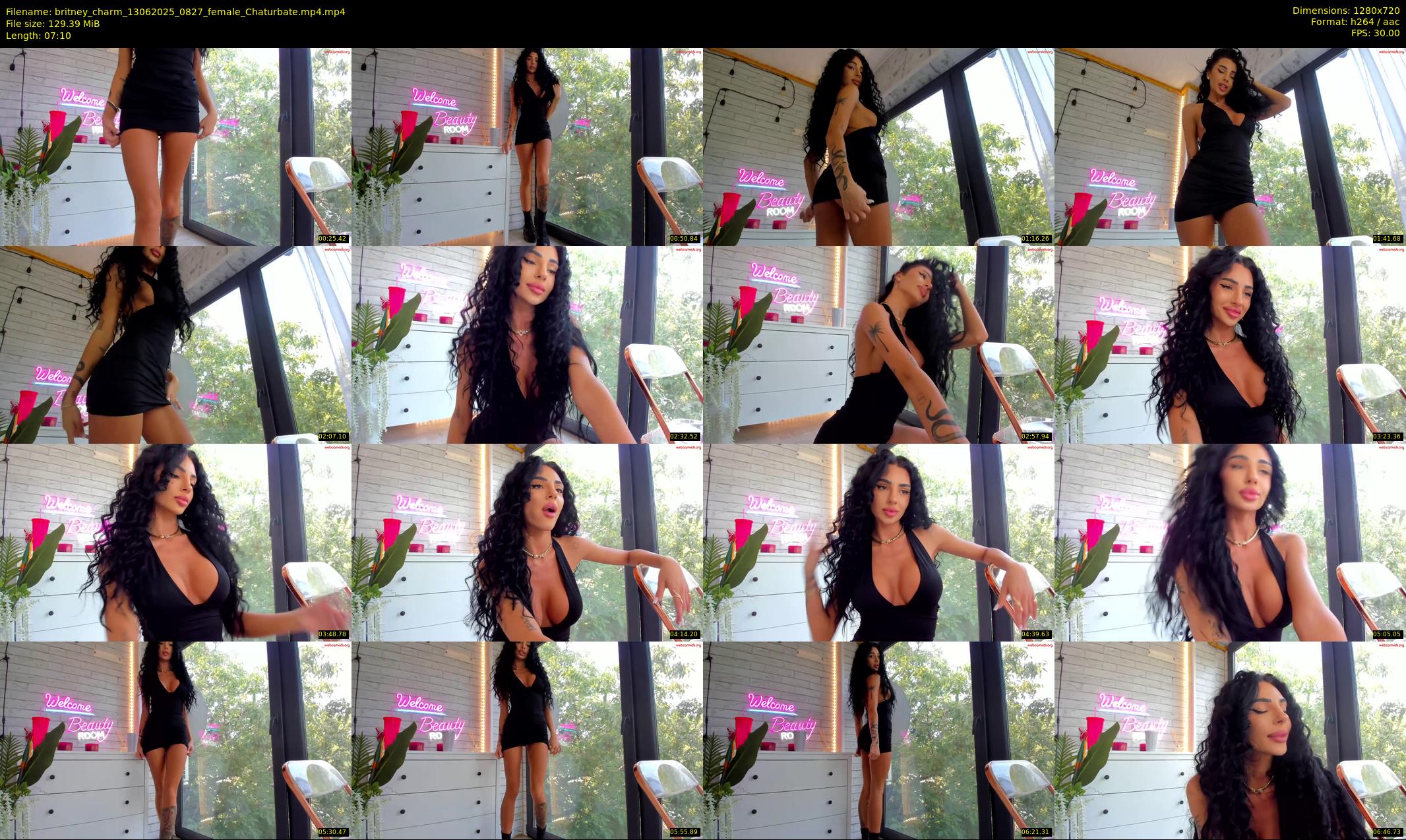 britney_charm — 8 minute Chaturbate female cam show recording, 720p, Jun 13, 2025