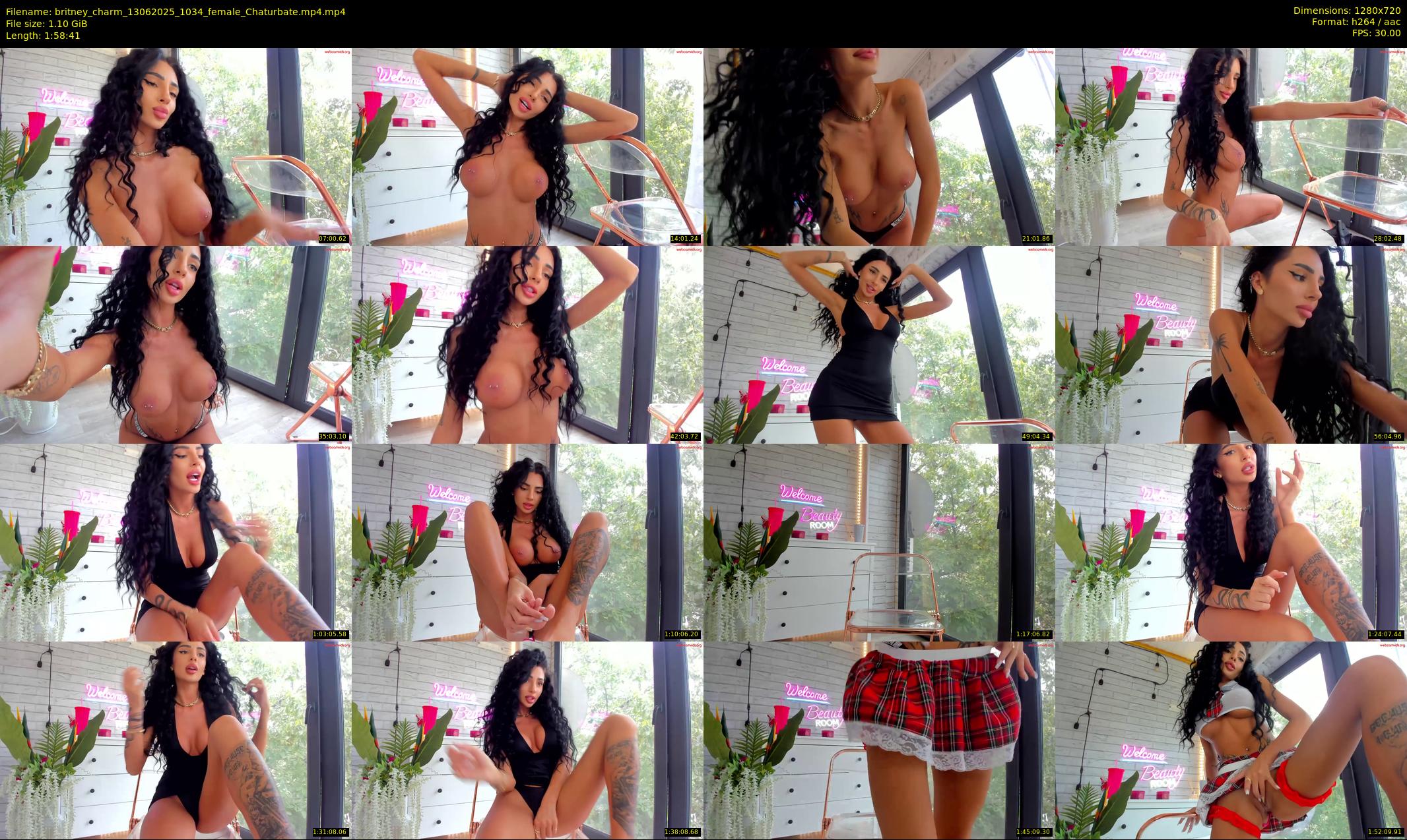 britney_charm — 119 minute Chaturbate female cam show recording, 720p, Jun 13, 2025