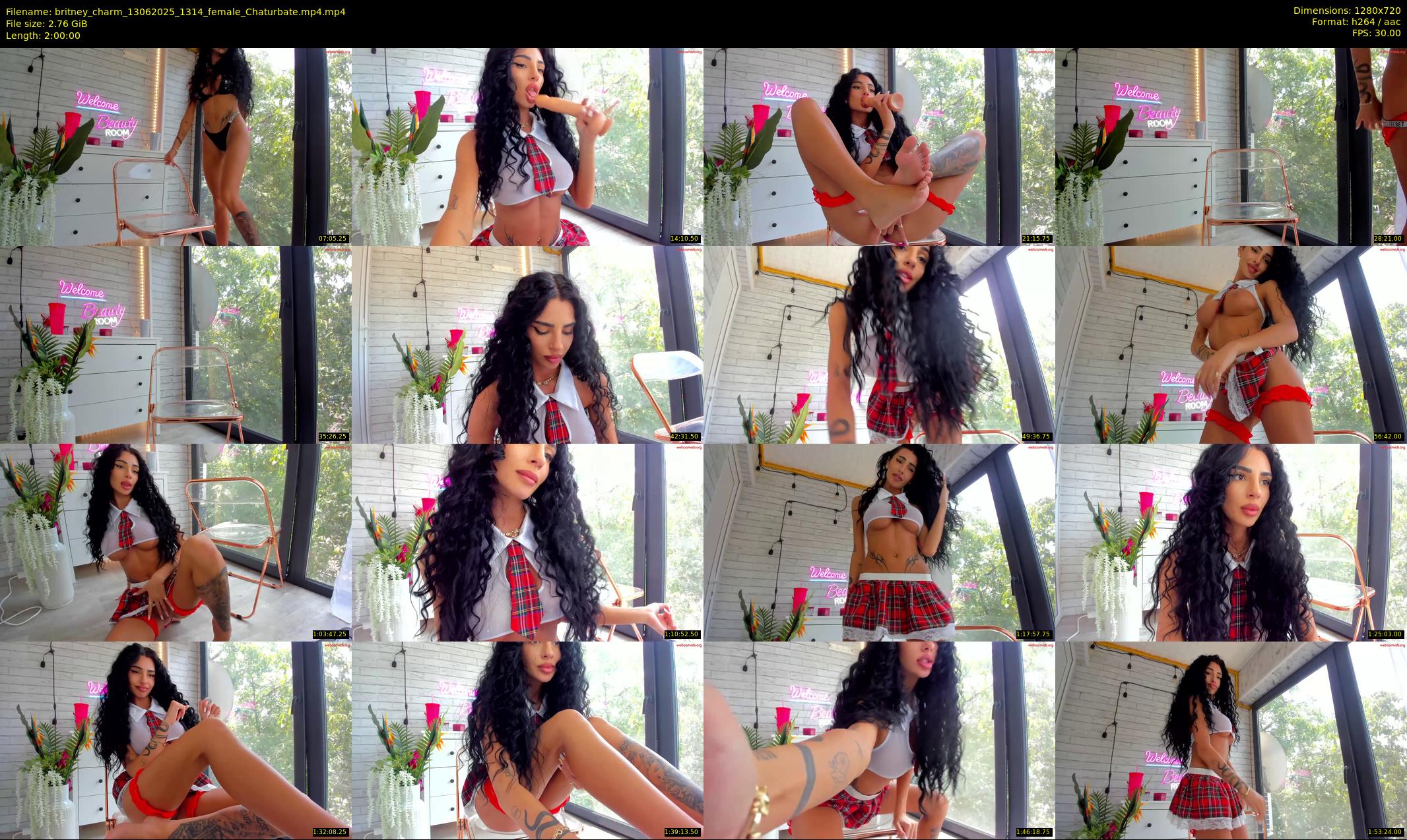 britney_charm — 120 minute Chaturbate female cam show recording, 720p, Jun 13, 2025