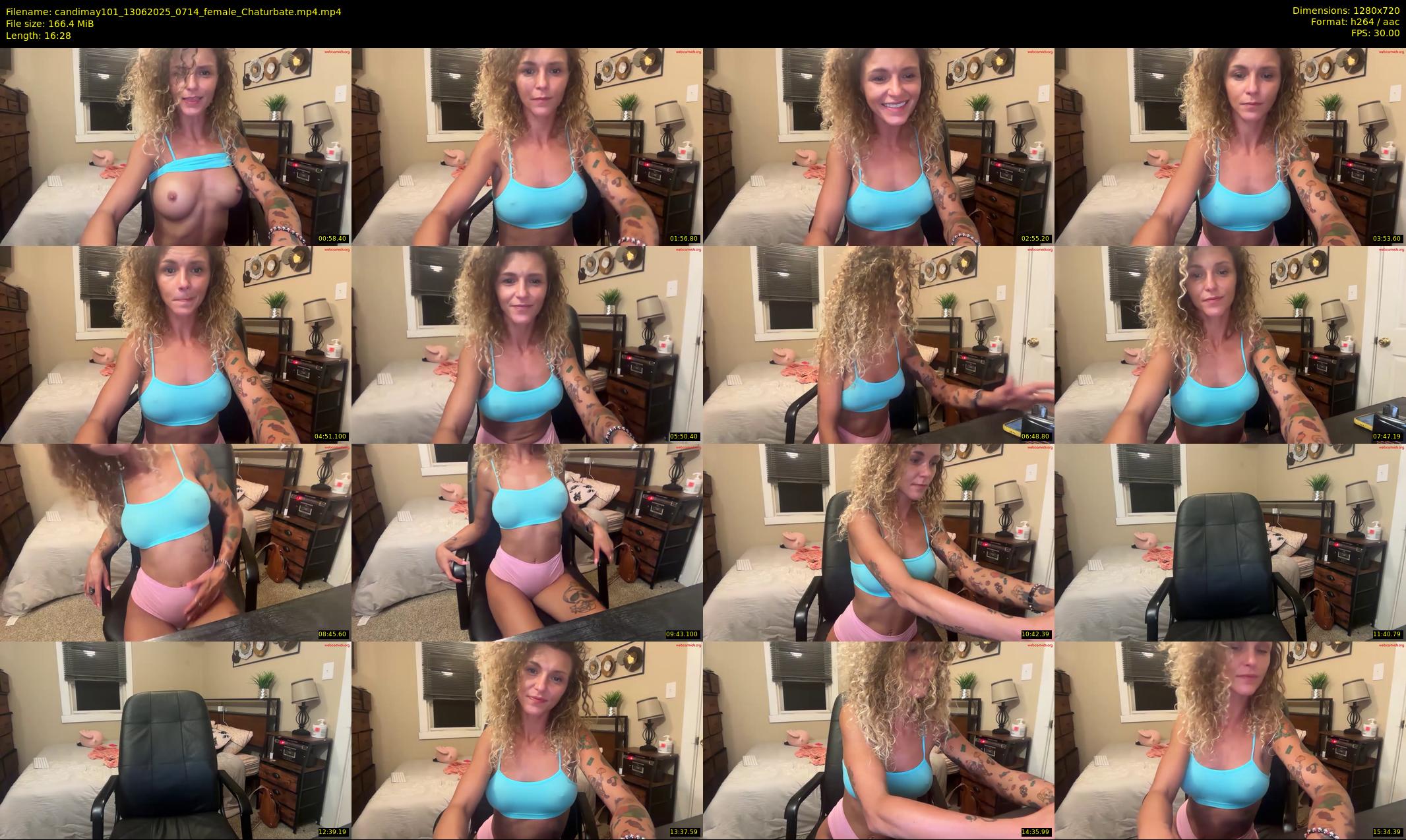candimay101 — 17 minute Chaturbate female cam show recording, 720p, Jun 13, 2025