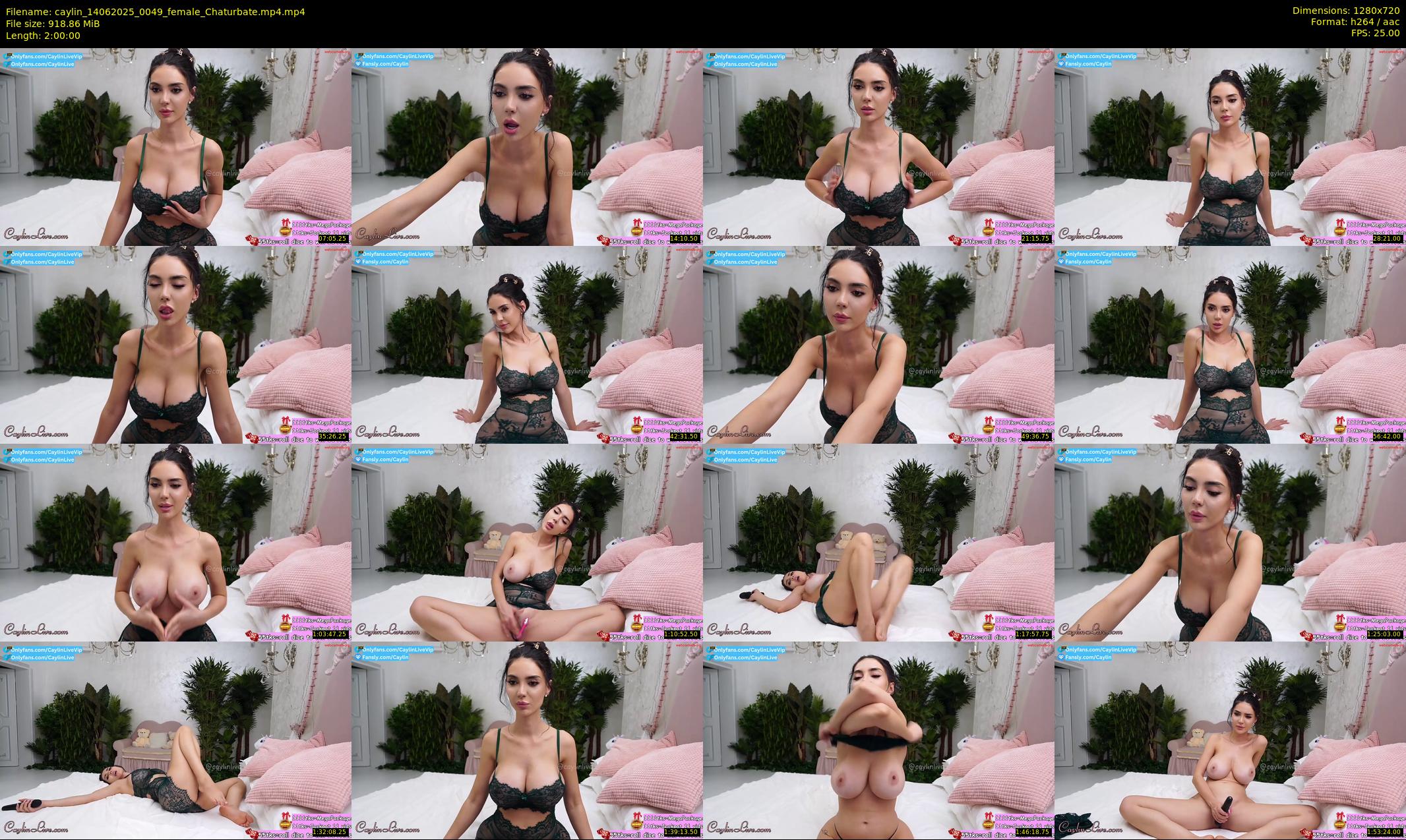 caylin — 120 minute Chaturbate female cam show recording, 720p, Jun 14, 2025