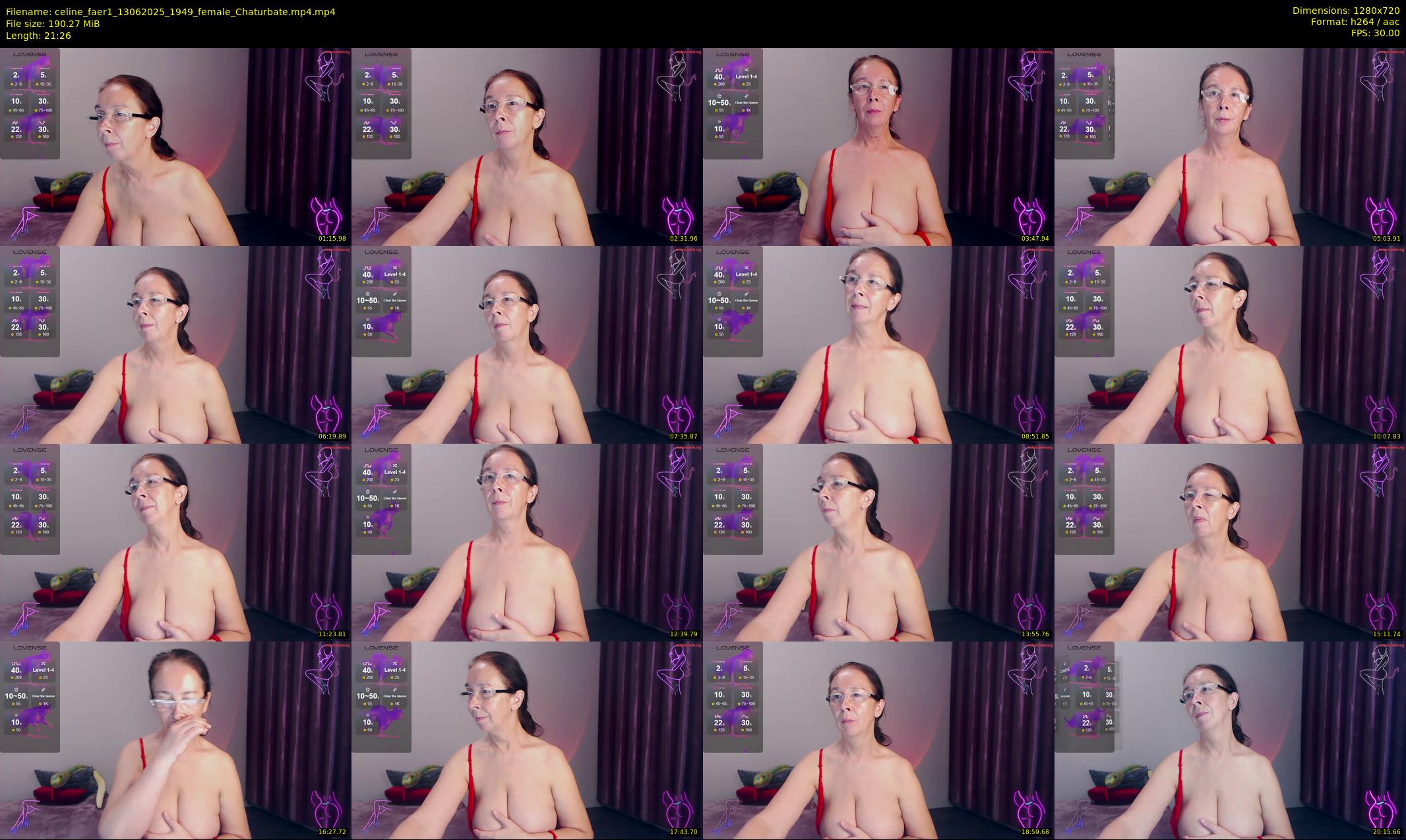 celine_faer1 — 22 minute Chaturbate female cam show recording, 720p, Jun 13, 2025