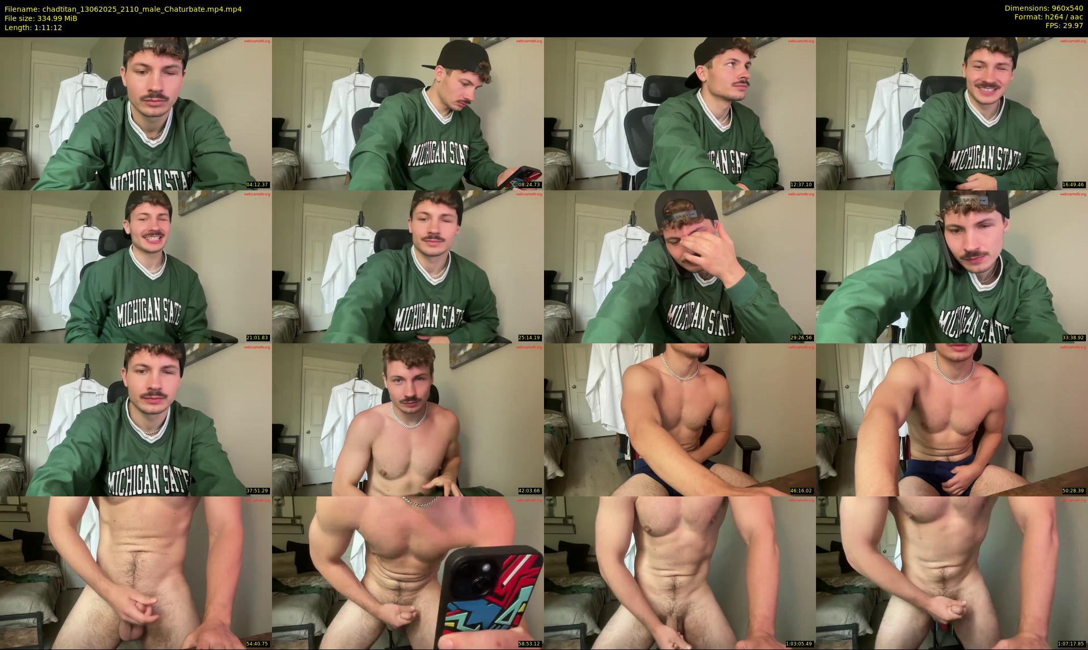 chadtitan — 72 minute Chaturbate male cam show recording, 480p, Jun 13, 2025