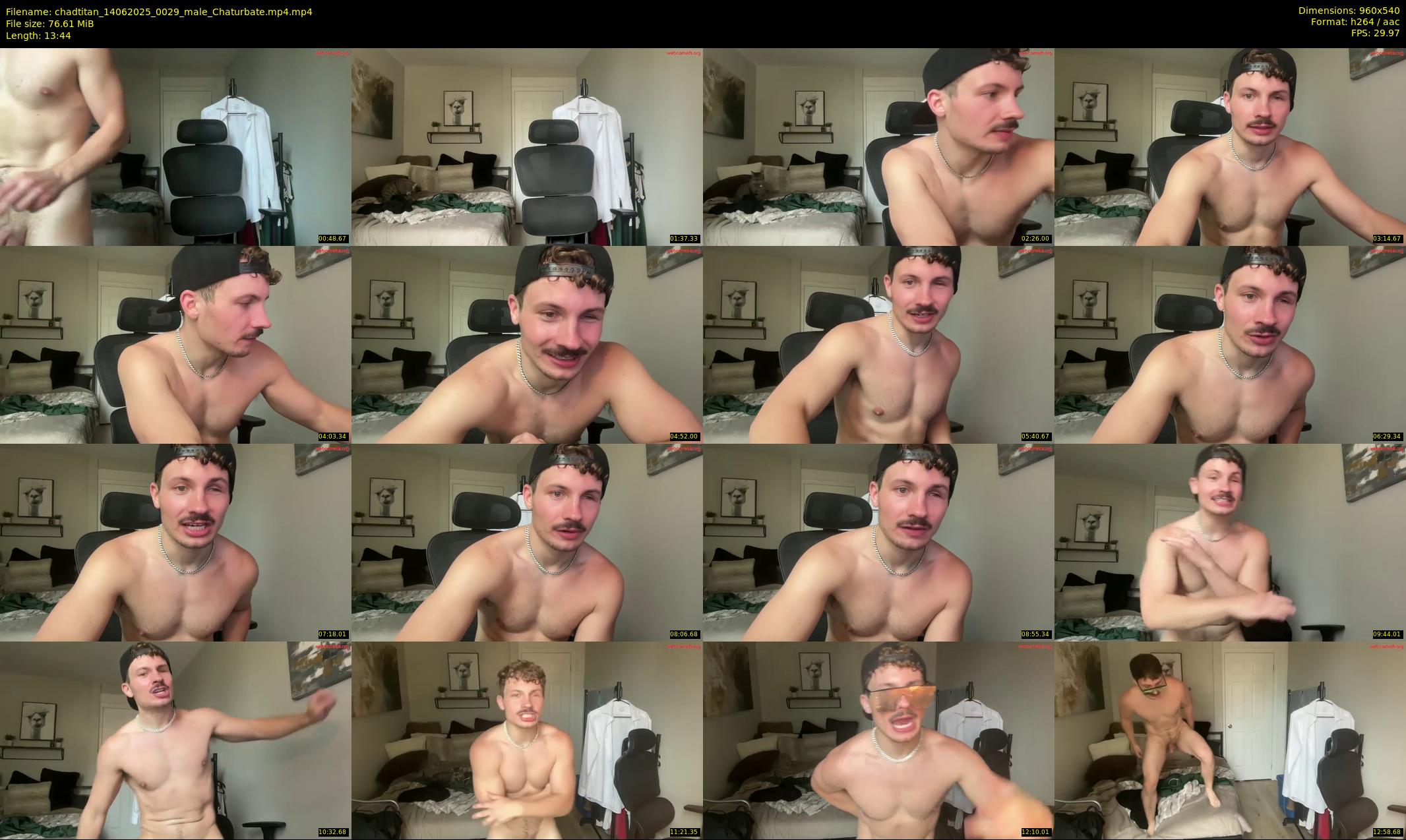 chadtitan — 14 minute Chaturbate male cam show recording, 480p, Jun 14, 2025