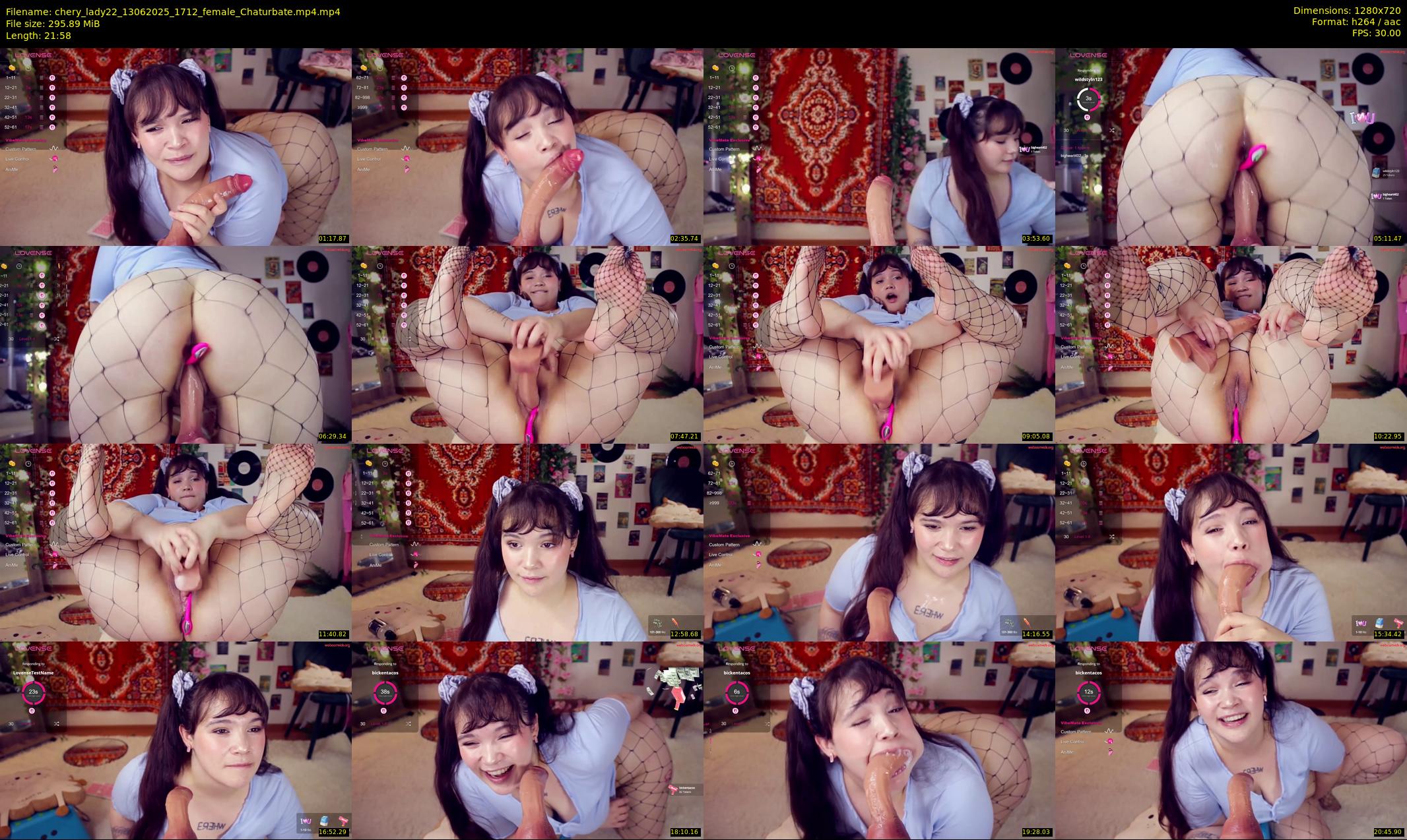 chery_lady22 — 22 minute Chaturbate female cam show recording, 720p, Jun 13, 2025