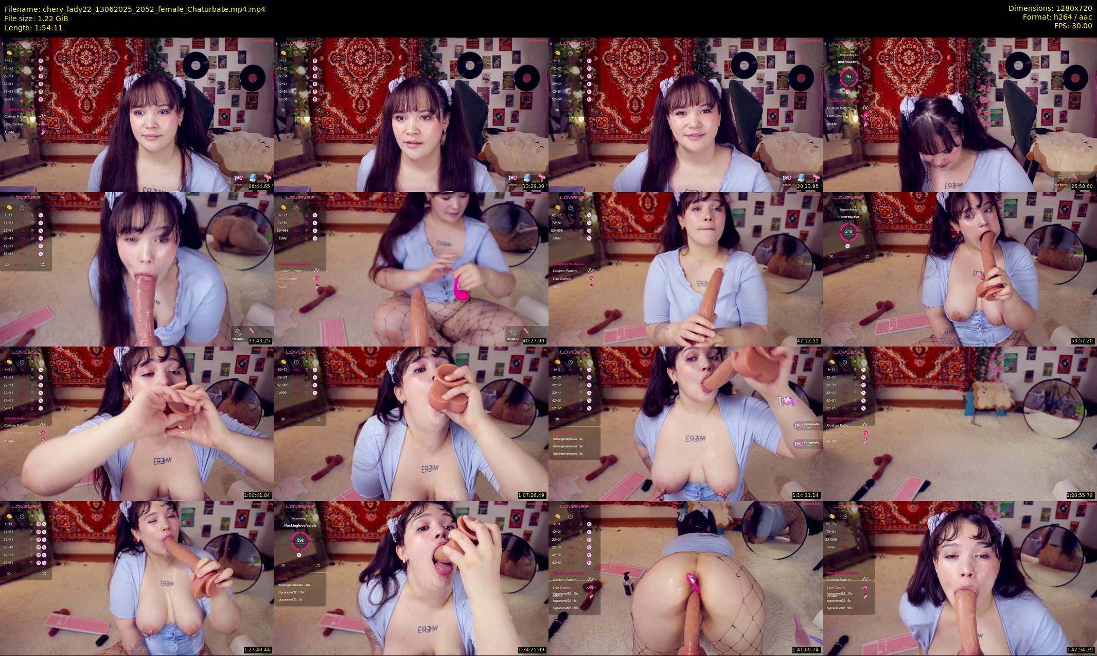 chery_lady22 — 115 minute Chaturbate female cam show recording, 720p, Jun 13, 2025