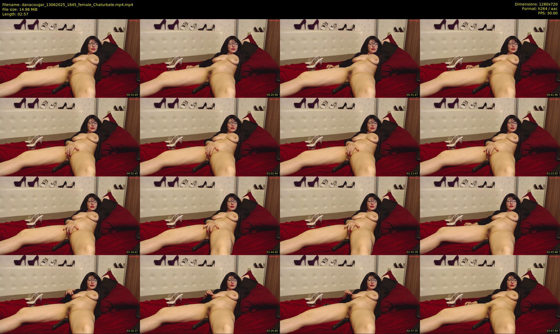danacougar — 3 minute Chaturbate female cam show recording, 720p, Jun 13, 2025