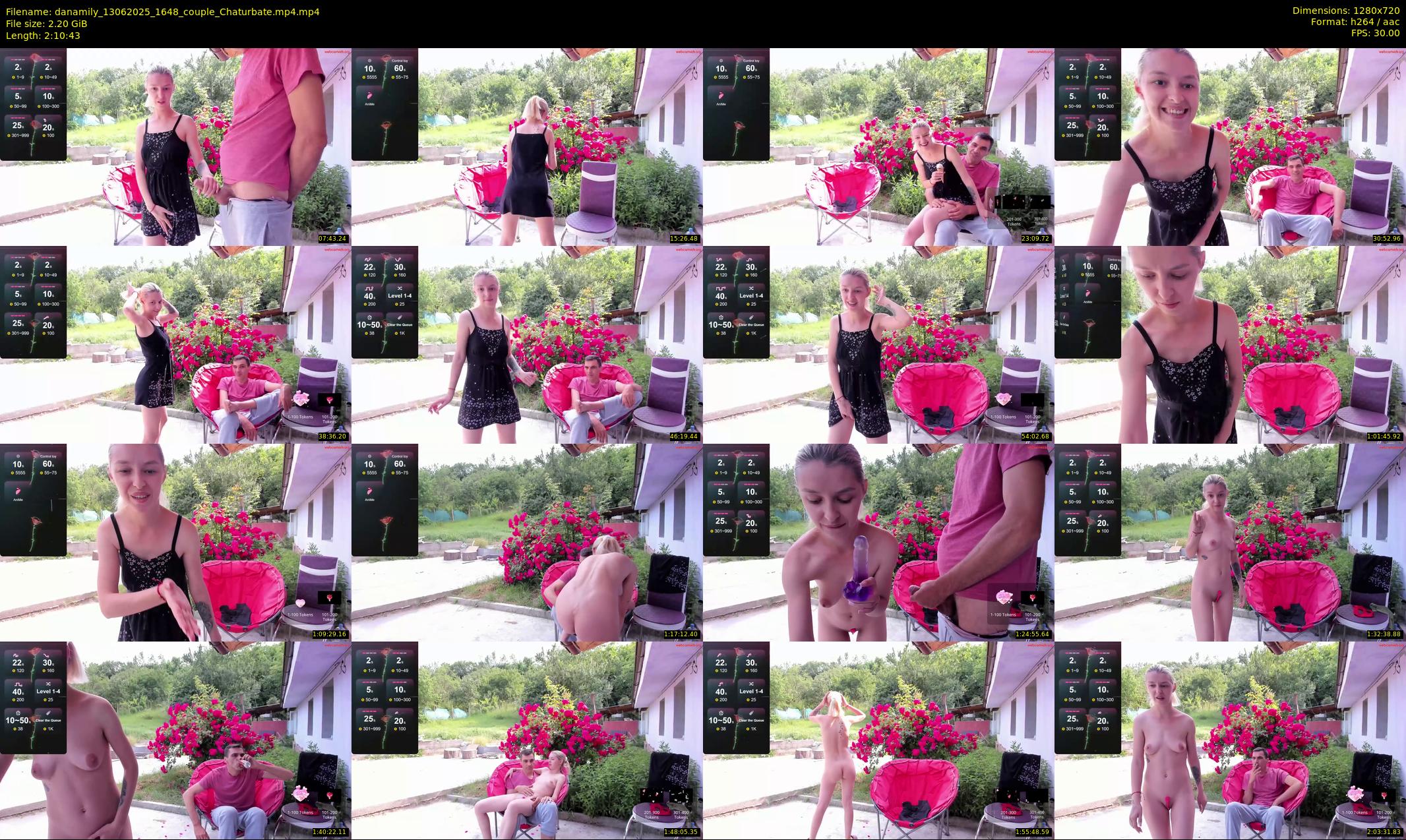 danamily — 131 minute Chaturbate female cam show recording, 720p, Jun 13, 2025