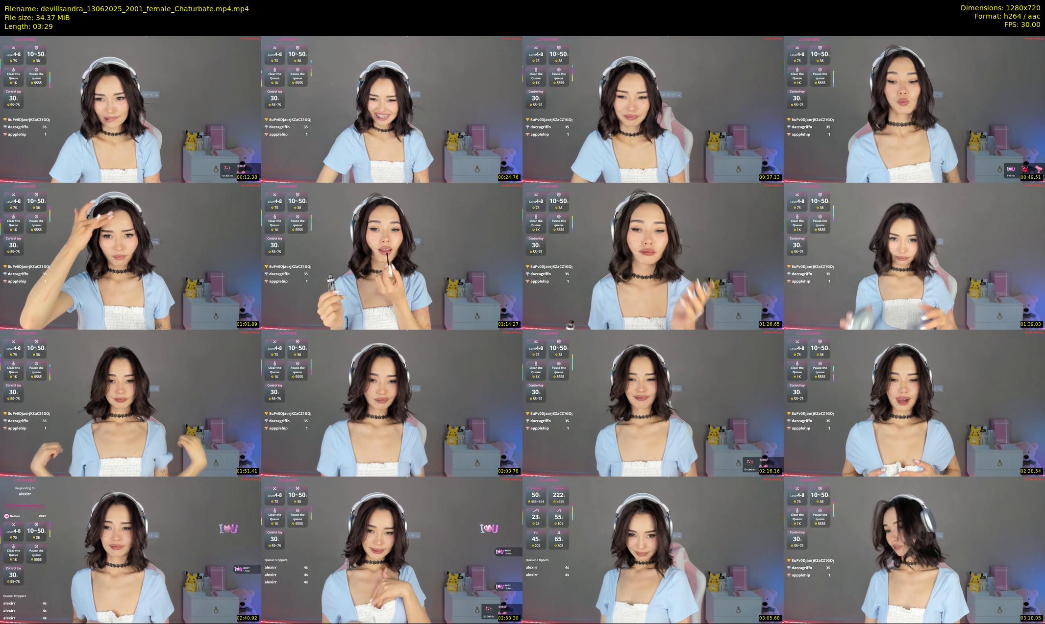 devillsandra — 4 minute Chaturbate female cam show recording, 720p, Jun 13, 2025