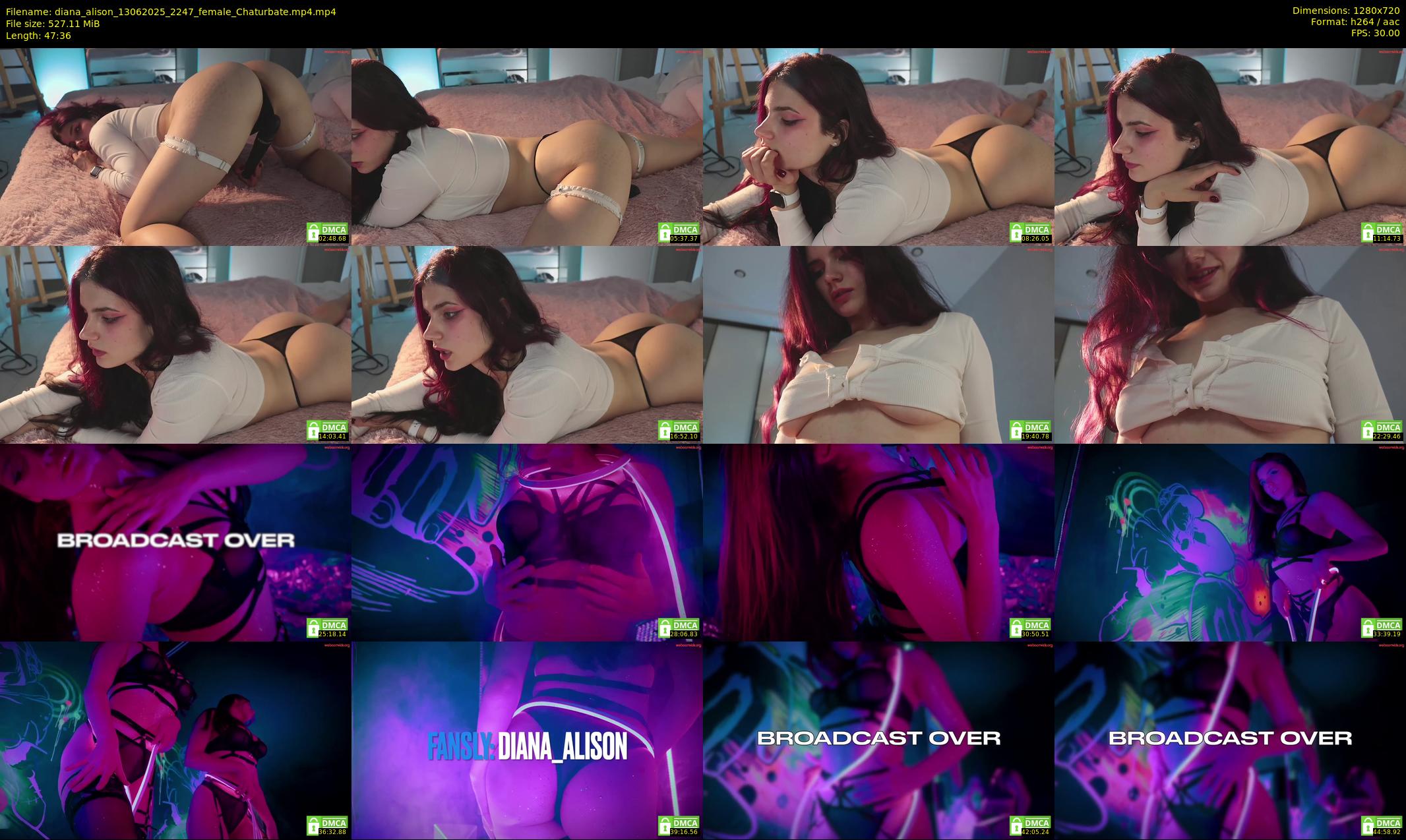 diana_alison — 48 minute Chaturbate female cam show recording, 720p, Jun 13, 2025