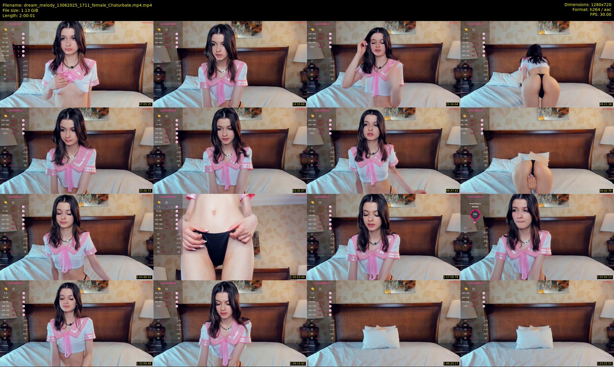 dream_melody — 121 minute Chaturbate female cam show recording, 720p, Jun 13, 2025