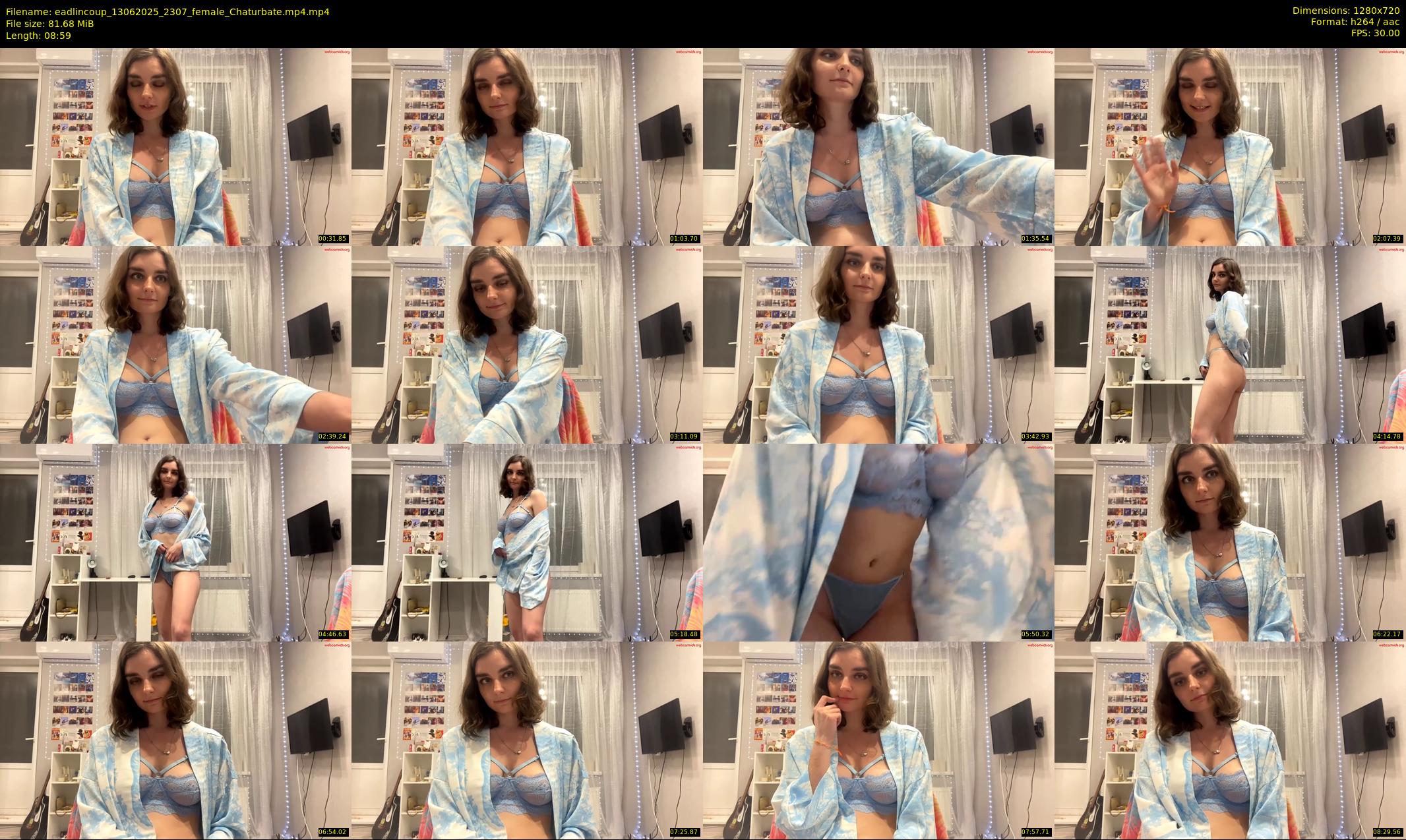 eadlincoup — 9 minute Chaturbate female cam show recording, 720p, Jun 13, 2025