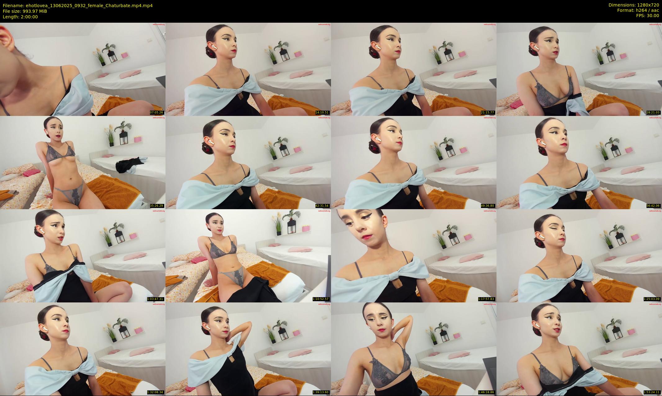 ehotlovea — 120 minute Chaturbate female cam show recording, 720p, Jun 13, 2025