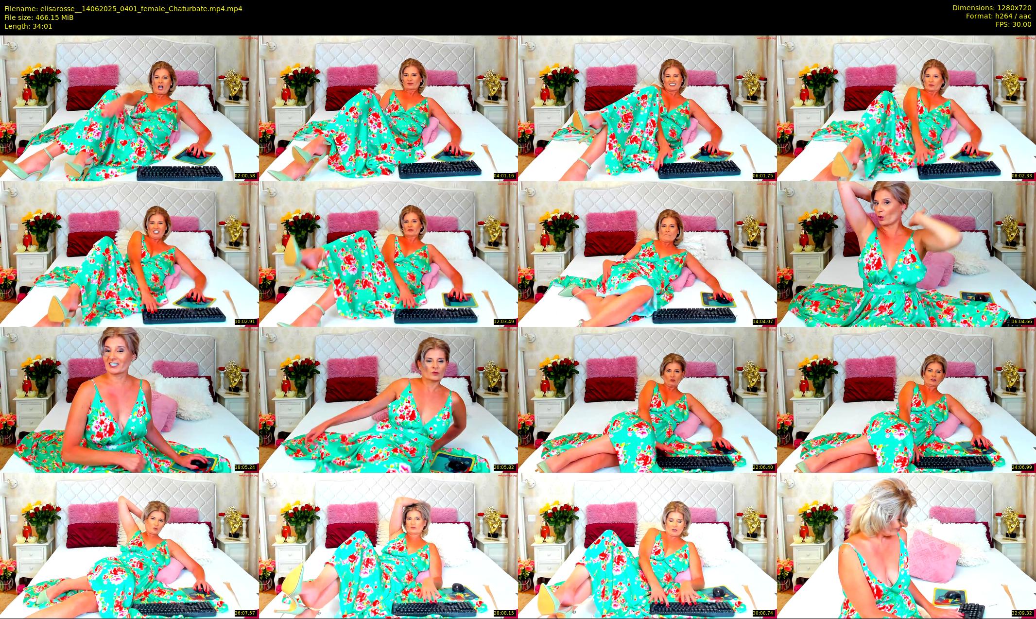 elisarosse_ — 35 minute Chaturbate female cam show recording, 720p, Jun 14, 2025