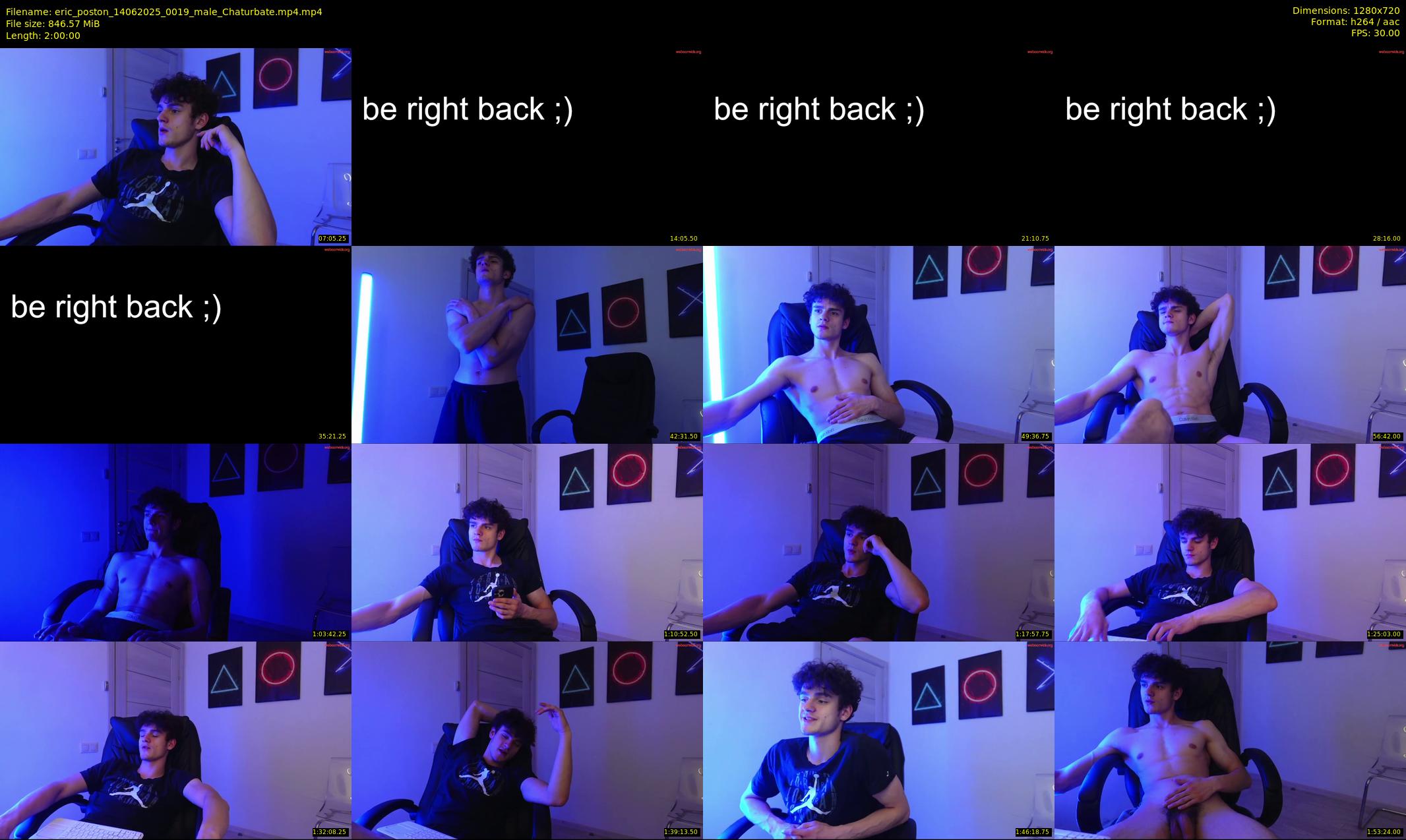 eric_poston — 120 minute Chaturbate male cam show recording, 720p, Jun 14, 2025