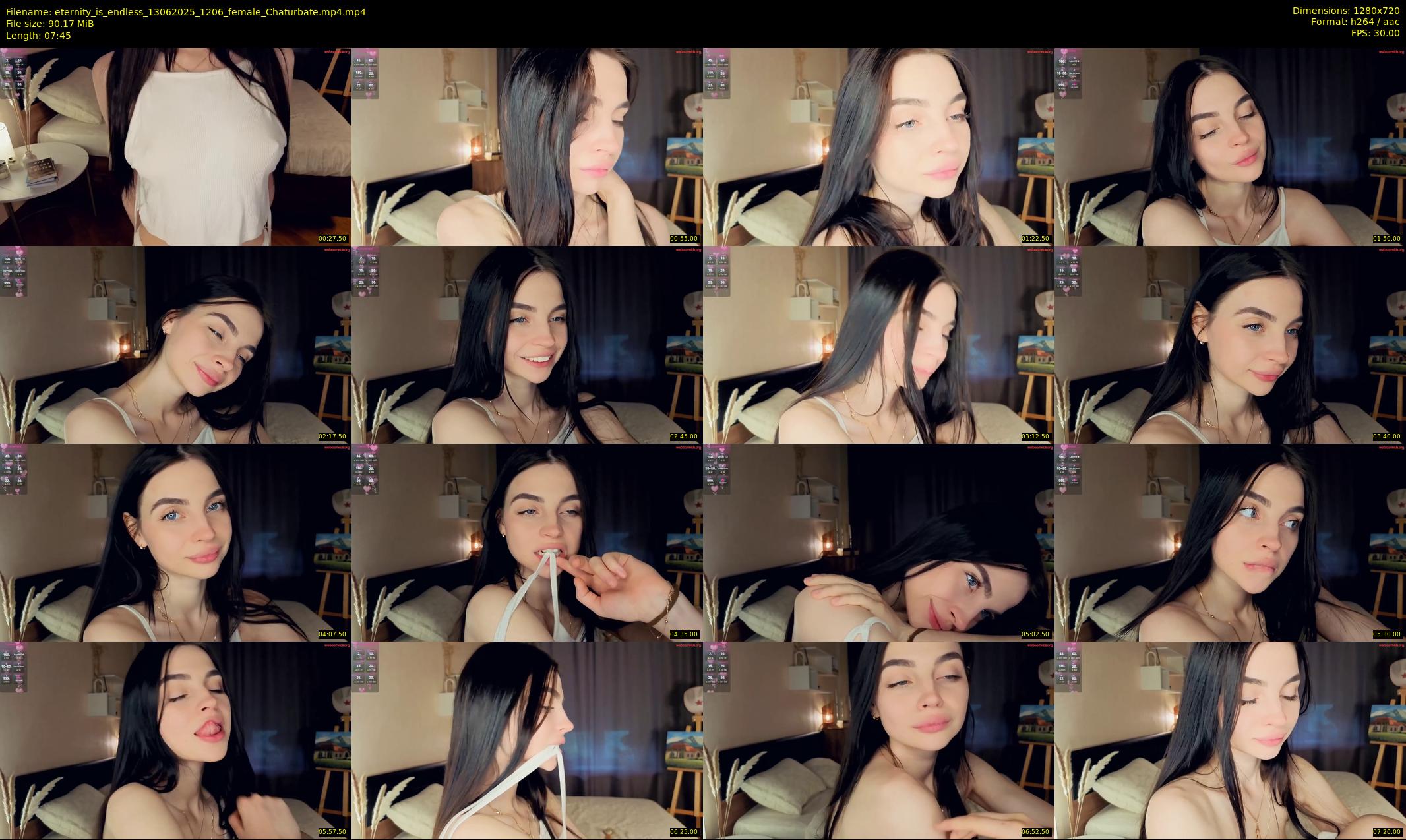 eternity_is_endless — 8 minute Chaturbate female cam show recording, 720p, Jun 13, 2025