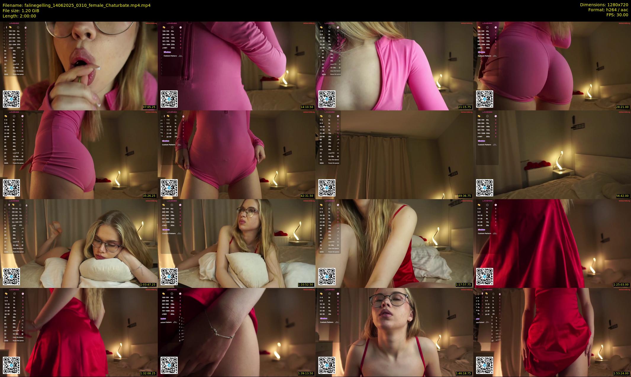 falinegelling — 120 minute Chaturbate female cam show recording, 720p, Jun 14, 2025