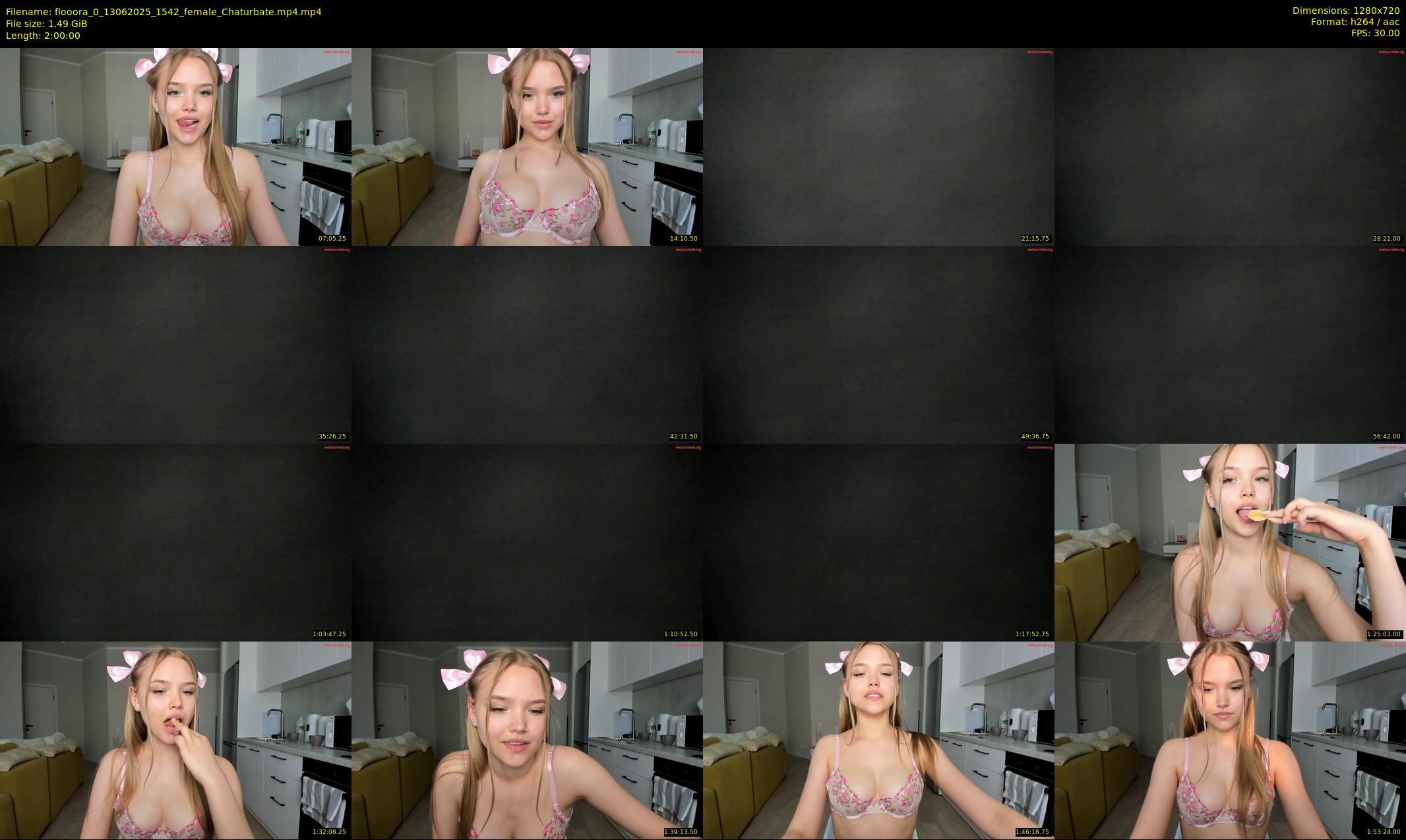 flooora_0 — 120 minute Chaturbate couple cam show recording, 720p, Jun 13, 2025