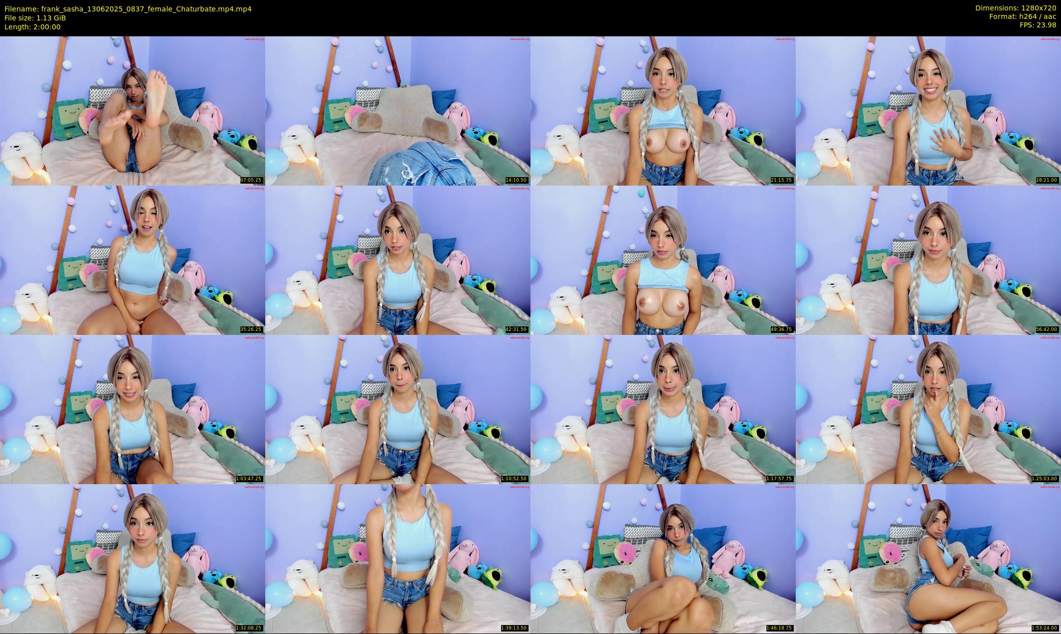 frank_sasha — 120 minute Chaturbate couple cam show recording, 720p, Jun 13, 2025