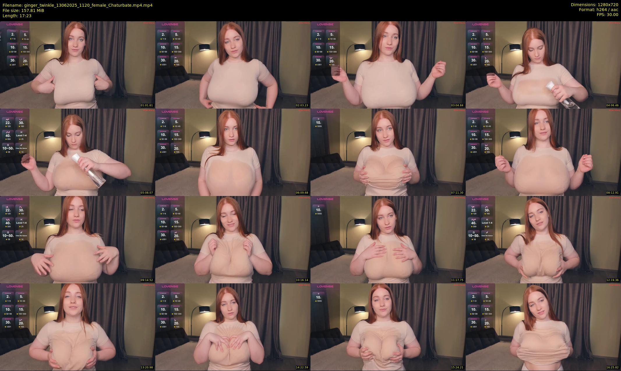 ginger_twinkle — 18 minute Chaturbate female cam show recording, 720p, Jun 13, 2025