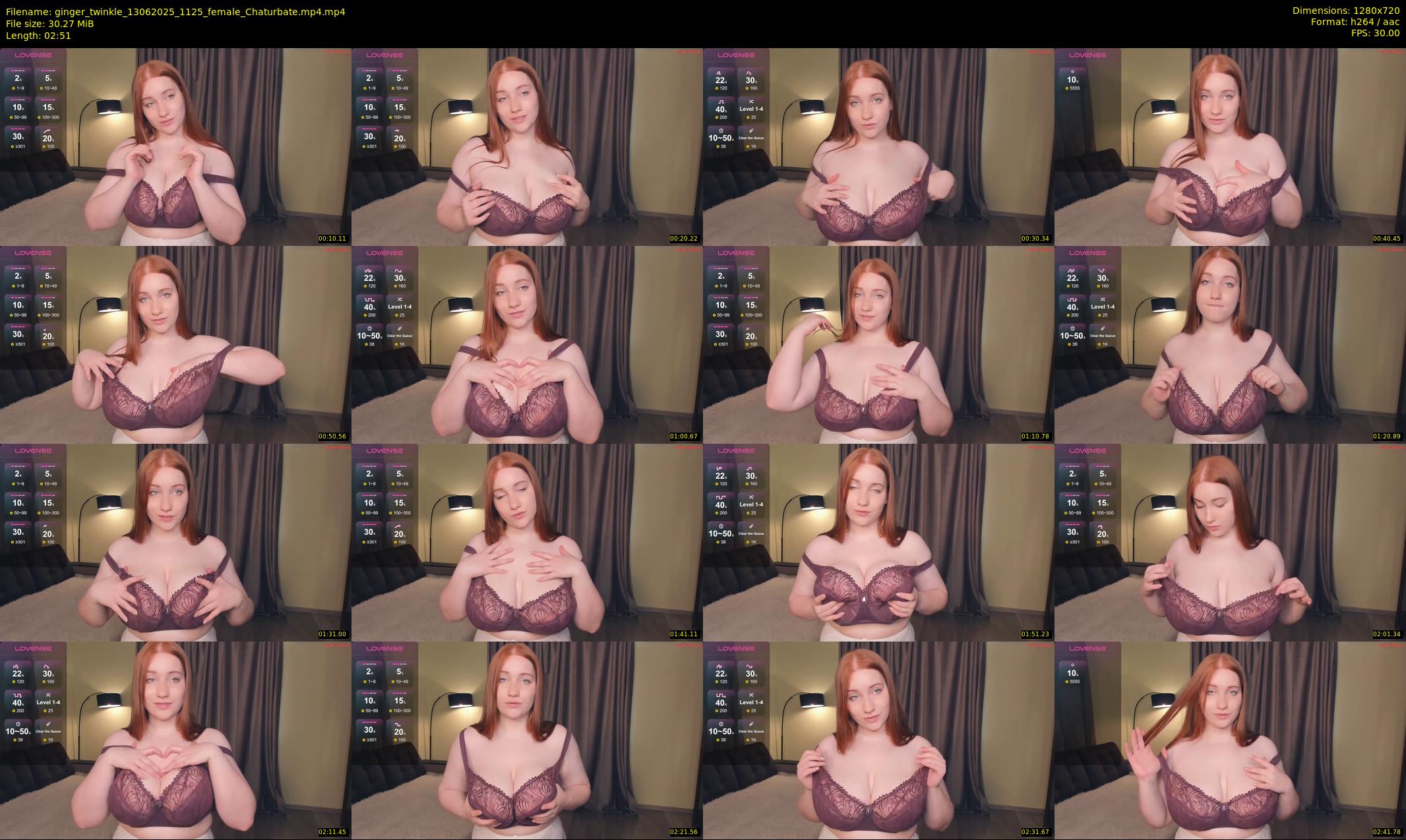 ginger_twinkle — 3 minute Chaturbate female cam show recording, 720p, Jun 13, 2025