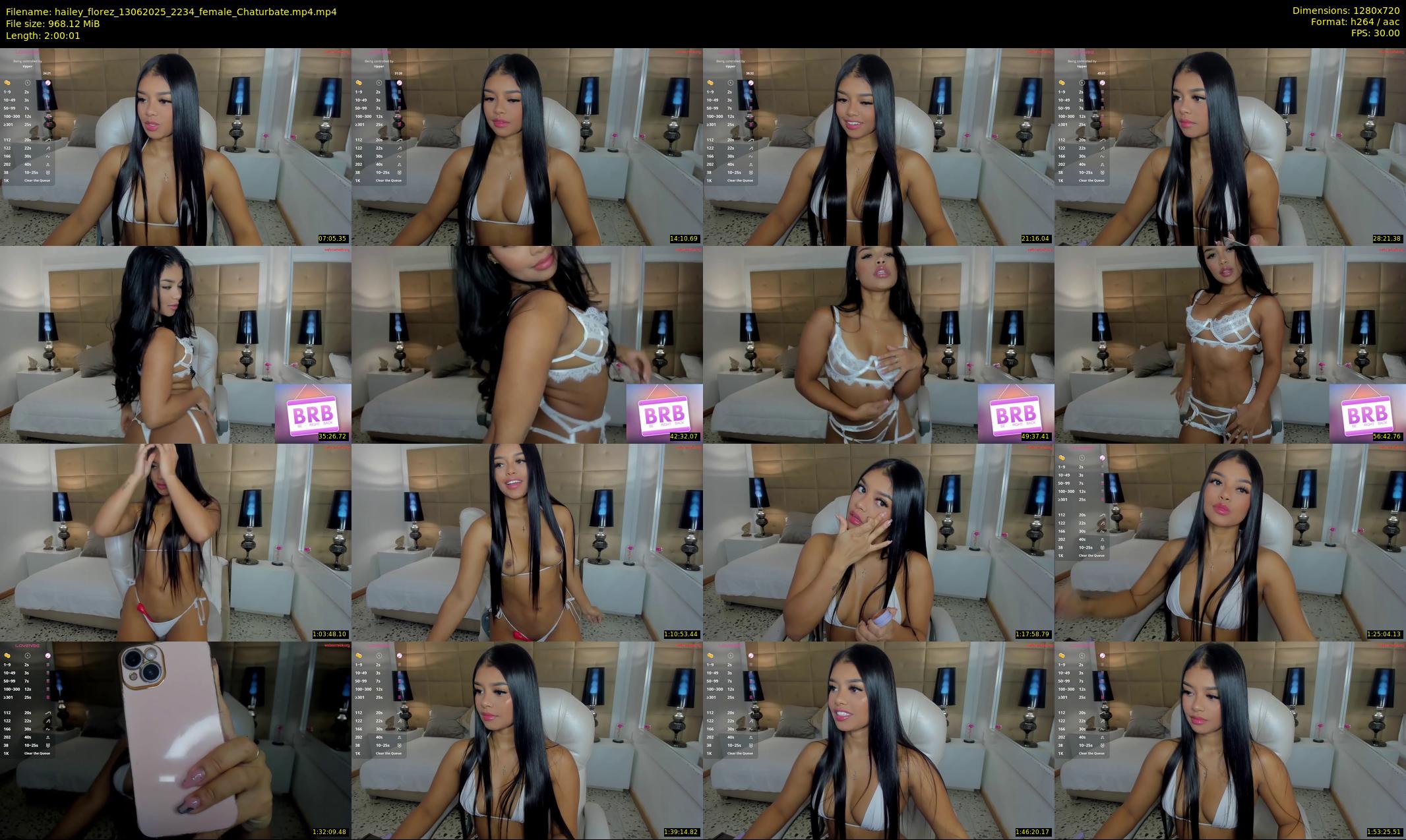 hailey_florez — 121 minute Chaturbate female cam show recording, 720p, Jun 13, 2025