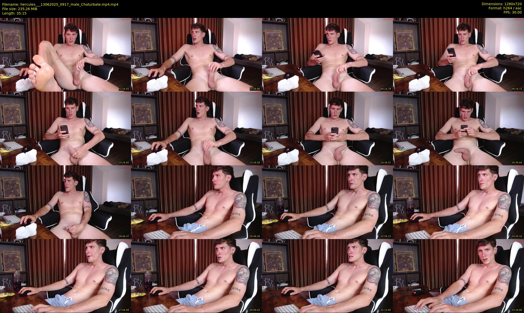 hercules__ — 36 minute Chaturbate male cam show recording, 720p, Jun 13, 2025