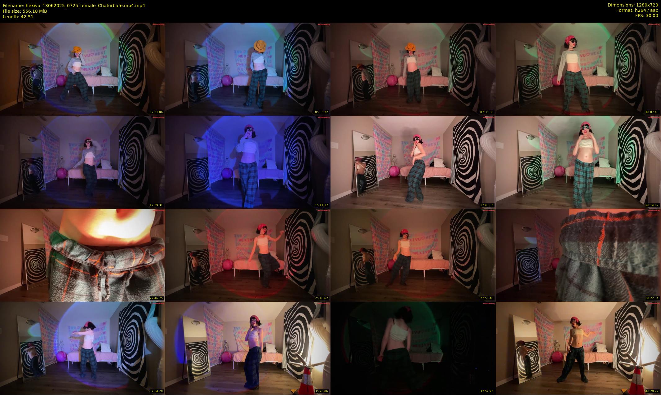 hexivu — 43 minute Chaturbate female cam show recording, 720p, Jun 13, 2025